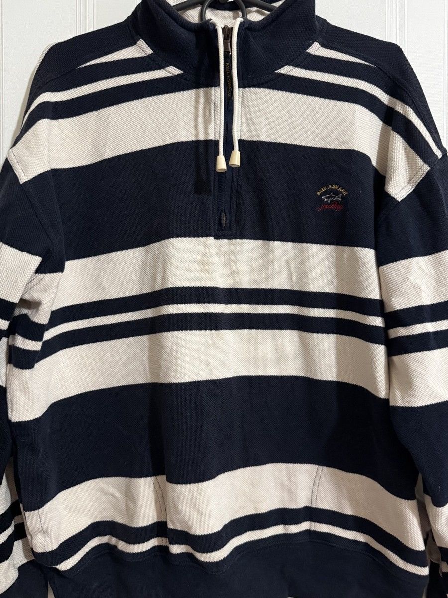 Paul & Shark Vintage Paul & Shark Yachting 1/4 RiRi Zip Sweater Size US L / EU 52-54 / 3 - 11 Thumbnail