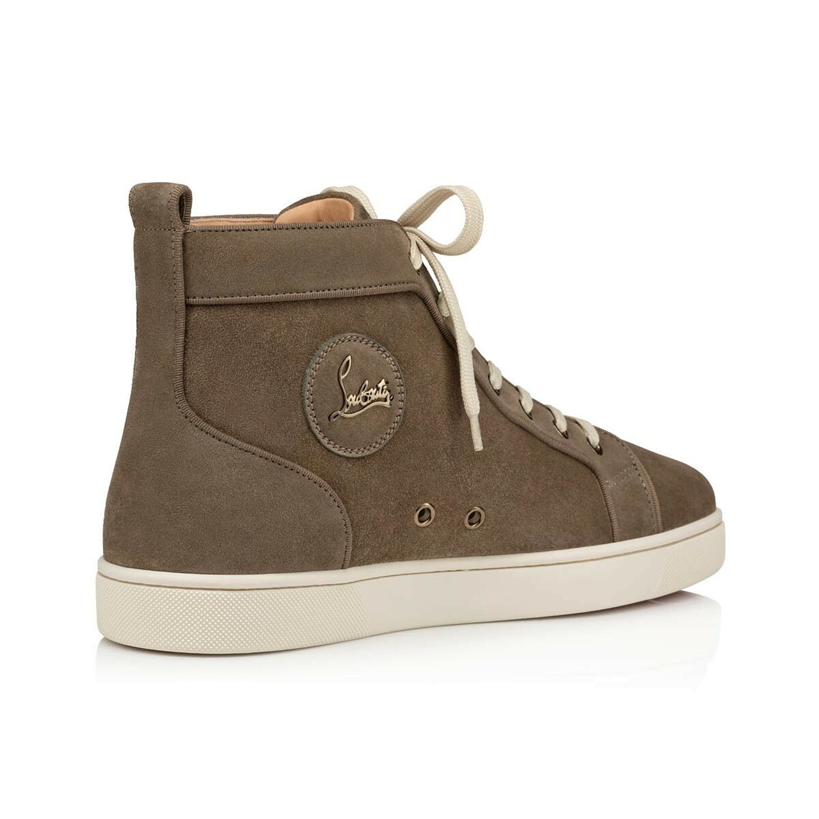 Christian Louboutin Christian Louboutin Mens Louis Orlato Flat Poivre Vert Suede Size US 7 / EU 40 - 7 Thumbnail