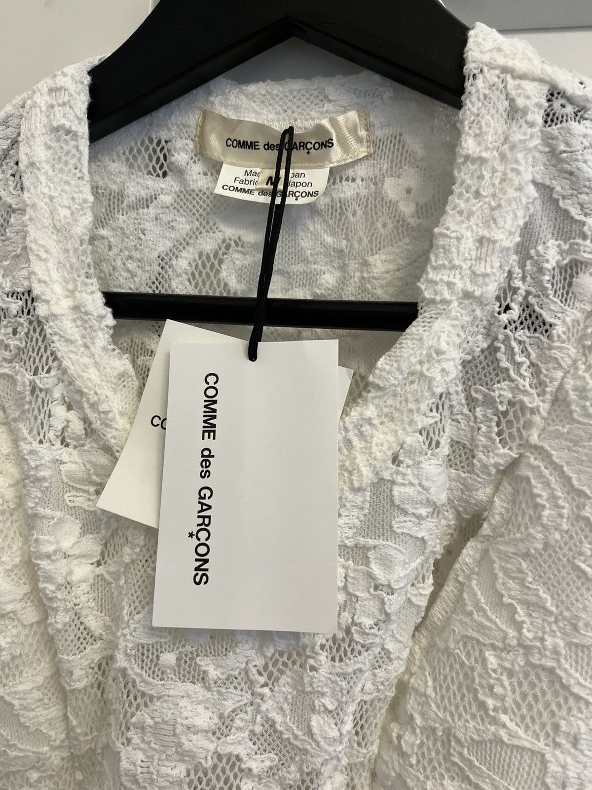 【COMME des GARÇONS】20ss Lace T-shirt Lace t-shirt Comme Des Garçons SS20 - tianchih.com