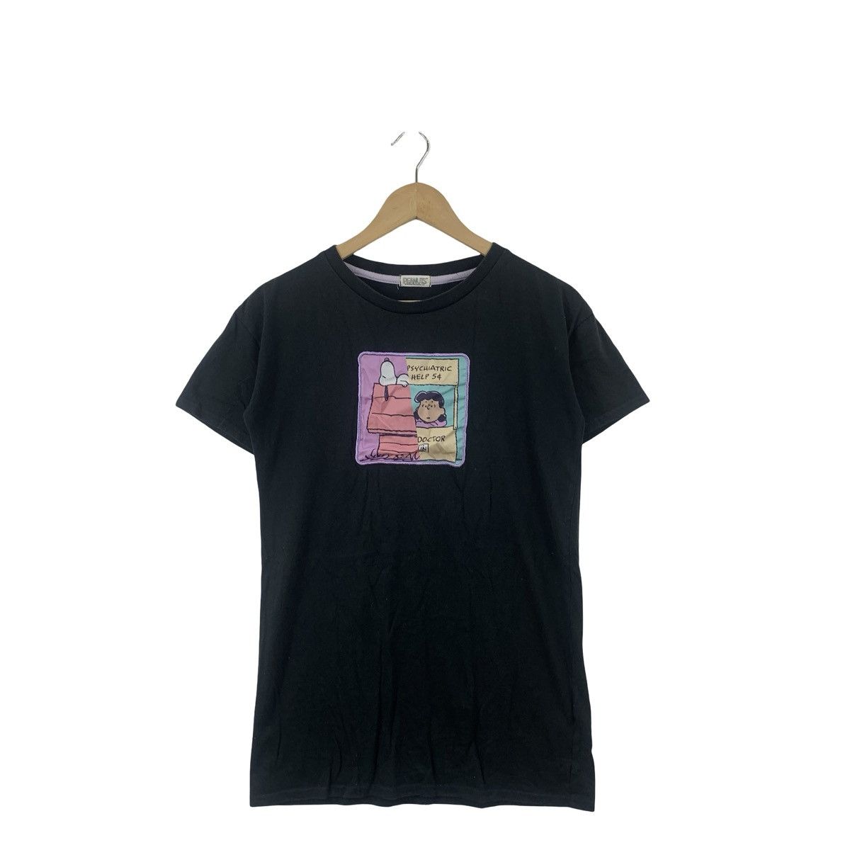 Peanuts Vintage PEANUTS SNOOPY PSYCHIATRIC Graphic T-Shirt Tee Retro Size S / US 4 / IT 40 - 4 Thumbnail
