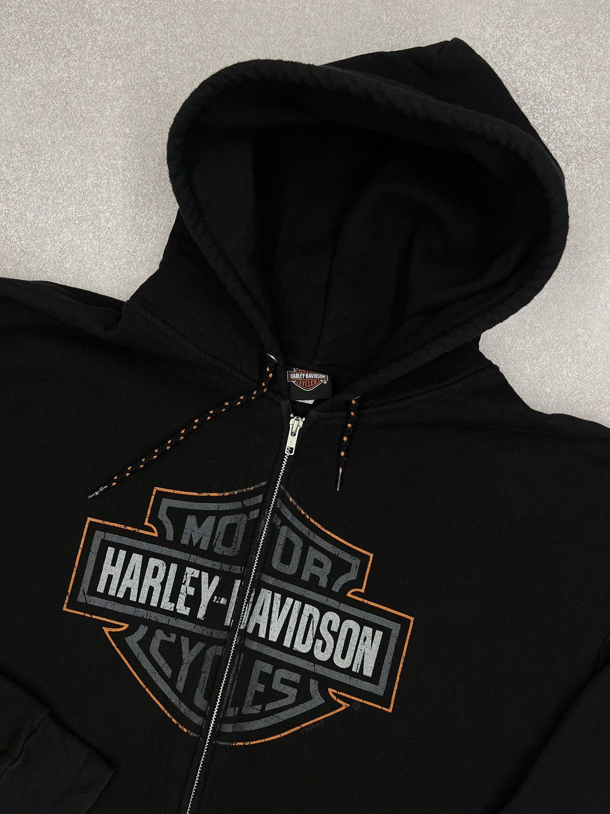 Harley Davidson Harley Davidson Berkshire England Black Zip Hoodie Size US XXL / EU 58 / 5 - 7 Thumbnail