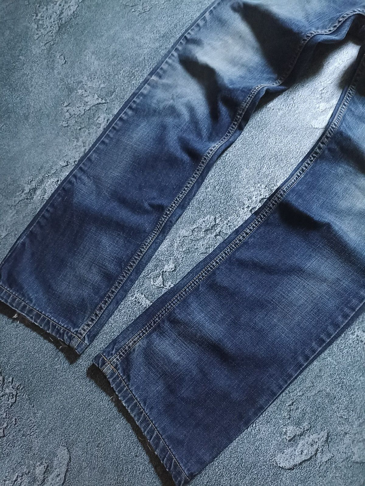 Dirk Bikkembergs Vintage Dirk Bikkembergs Y2K Denim Distressed Jeans Size 33 Size US 33 - 5 Thumbnail