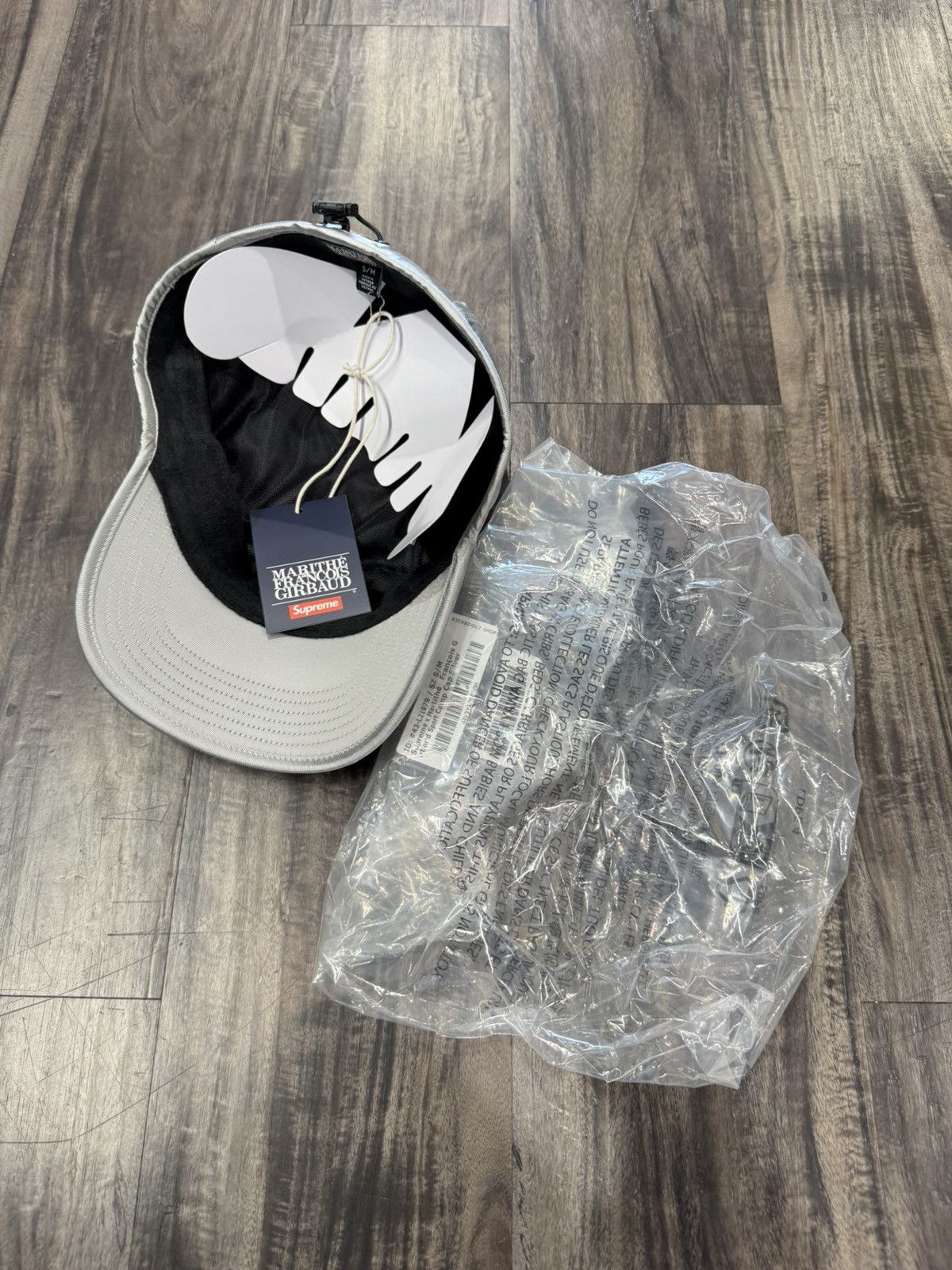 Supreme Supreme Marithe Francios Girbaud Sport Camp Cap Silver Hat Size ONE SIZE - 3 Thumbnail
