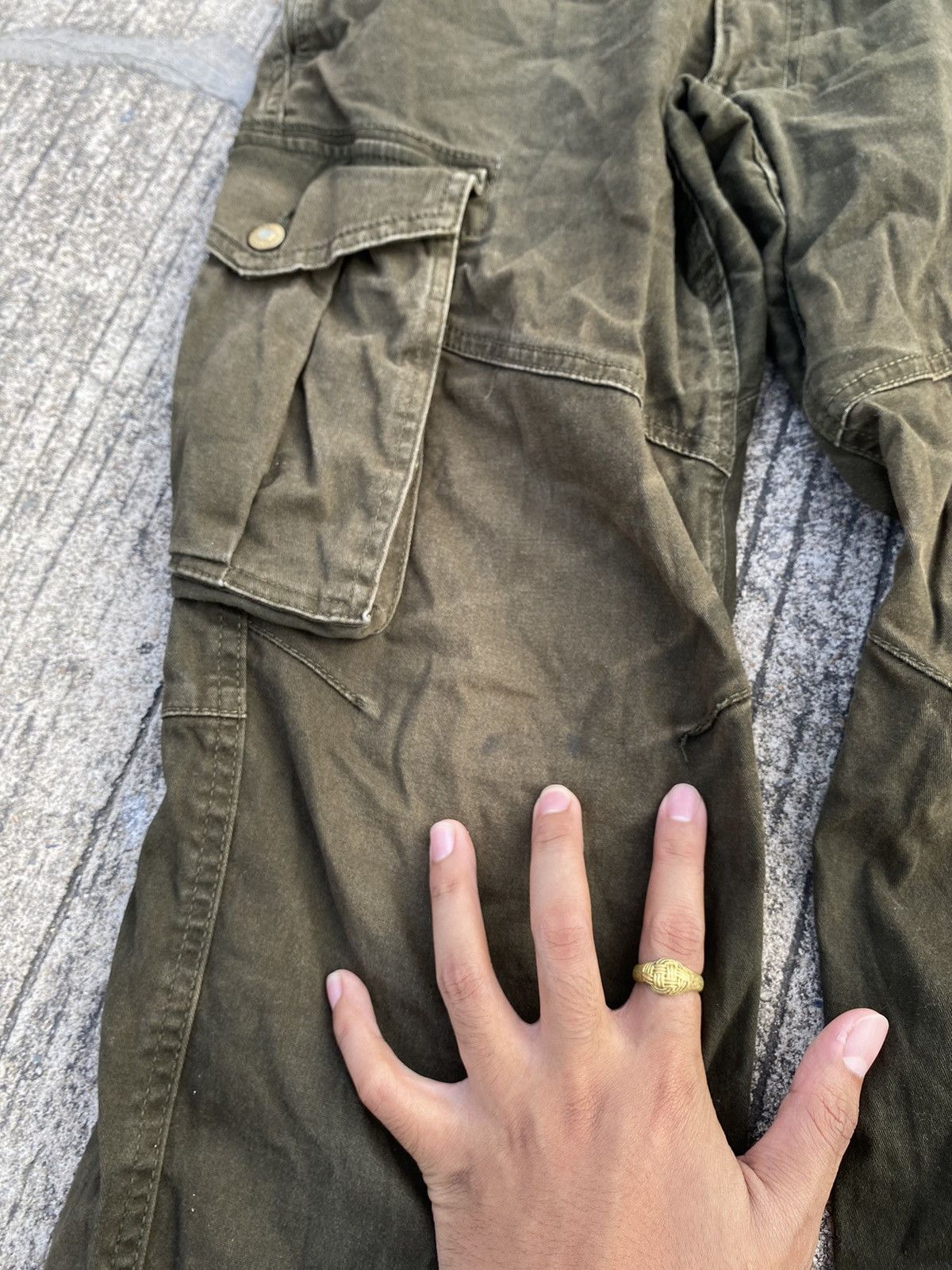 Japanese Brand Vintage GERIDE Military Flared Pants Size US 31 - 15 Thumbnail