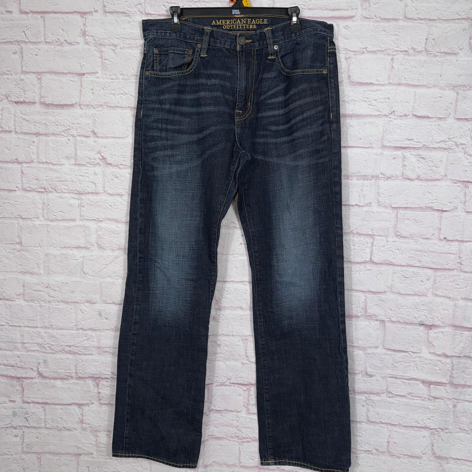 American Eagle Outfitters American Eagle Outfitters Classic Bootcut Jeans 34x34 Size US 34 / EU 50 - 1 Thumbnail