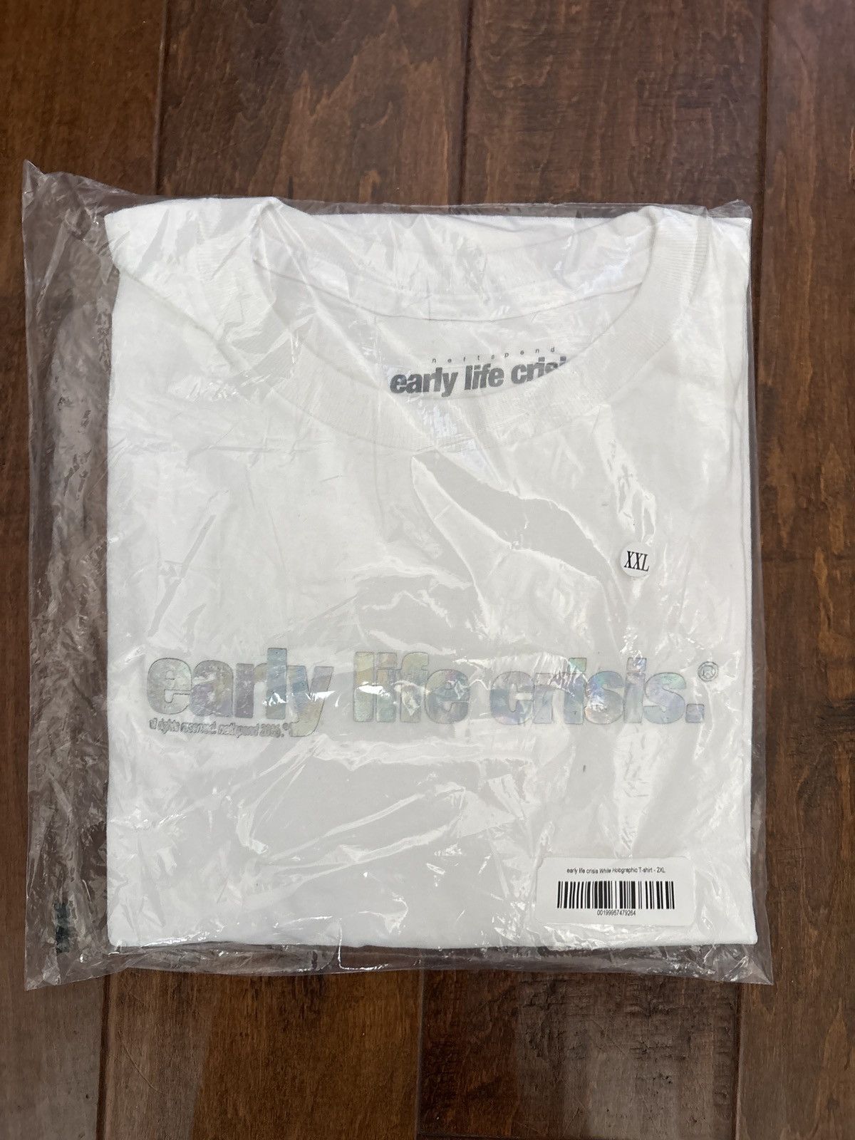 Rap Tees Nettspend Early life crisis tee white Size US XXL / EU 58 / 5 - 1 Preview
