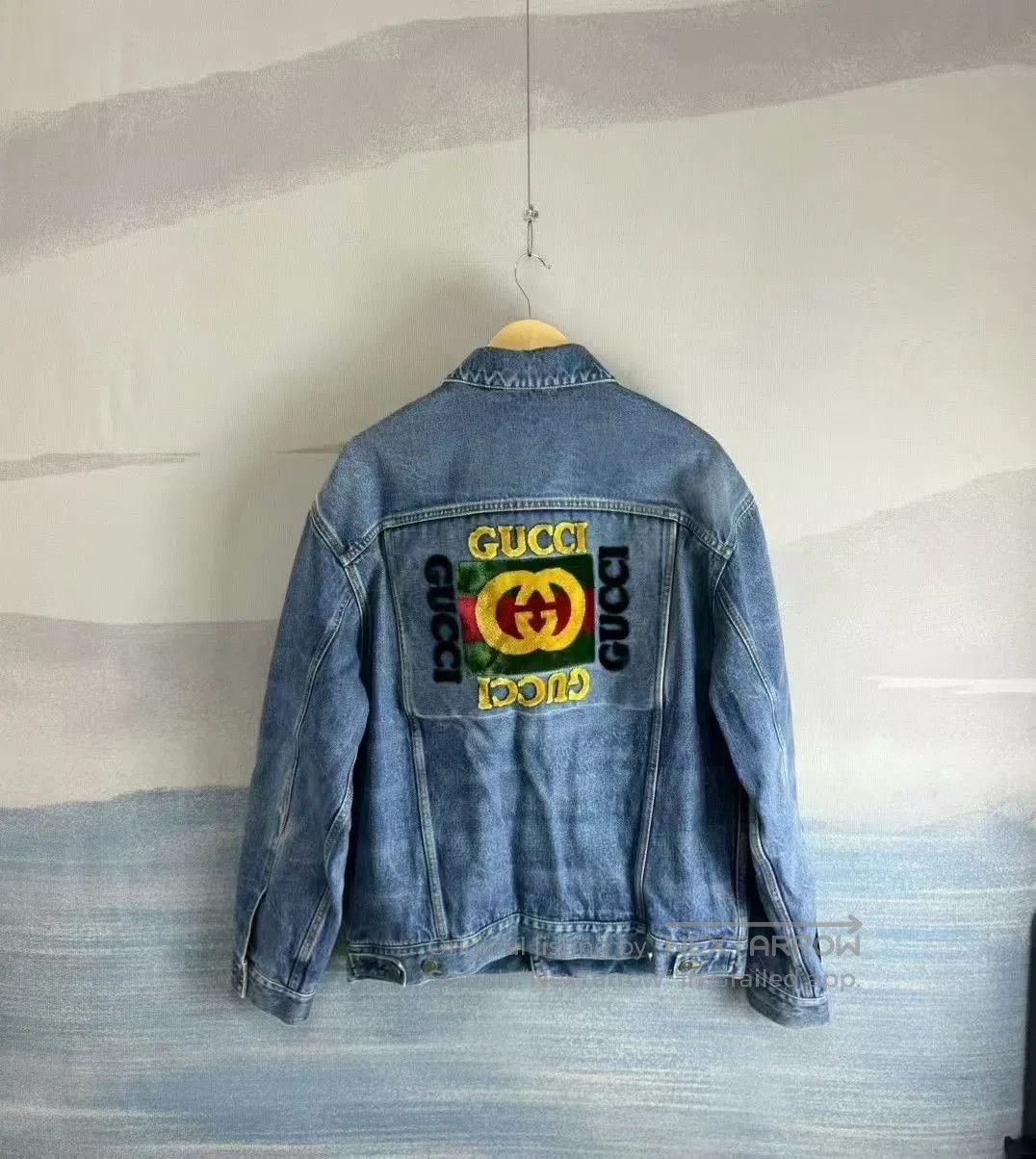 Gucci gucci blue denim jacket with double g logo. Size US S / EU 44-46 / 1 - 3 Thumbnail
