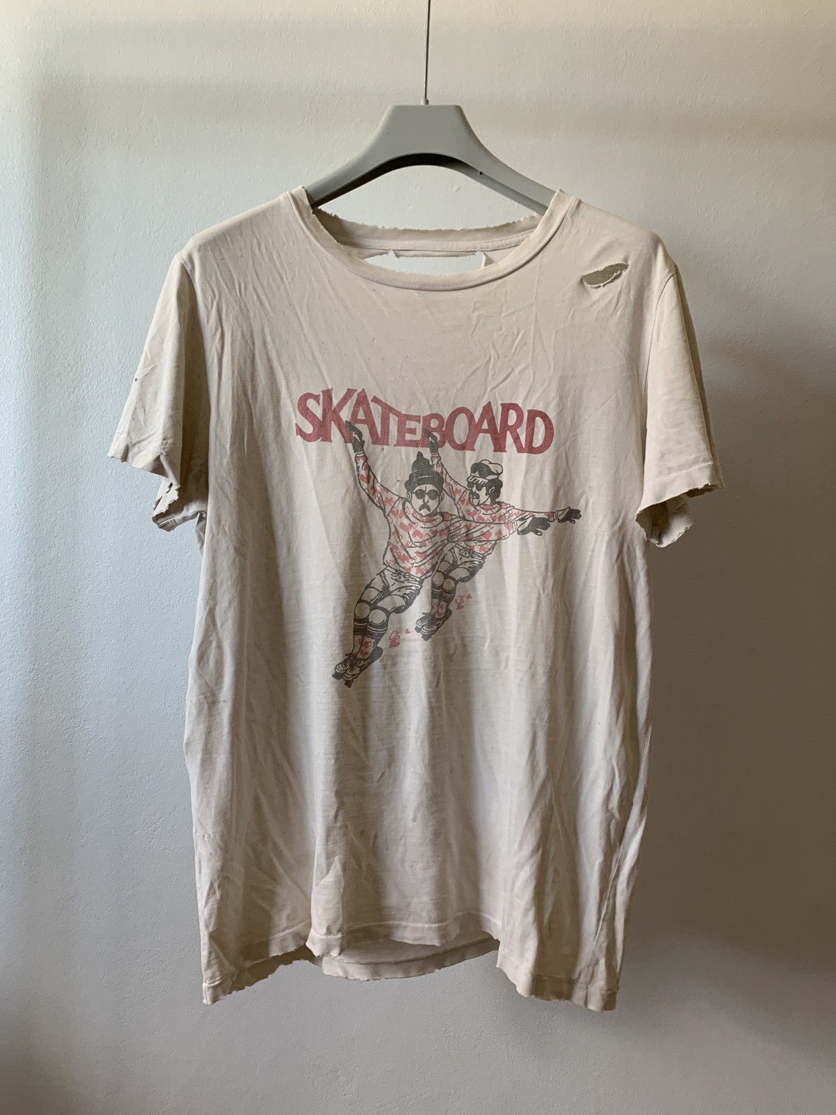 Vintage Thrashed Vintage Skateboard T-Shirt Distressed Grunge Size US M / EU 48-50 / 2 - 1 Thumbnail