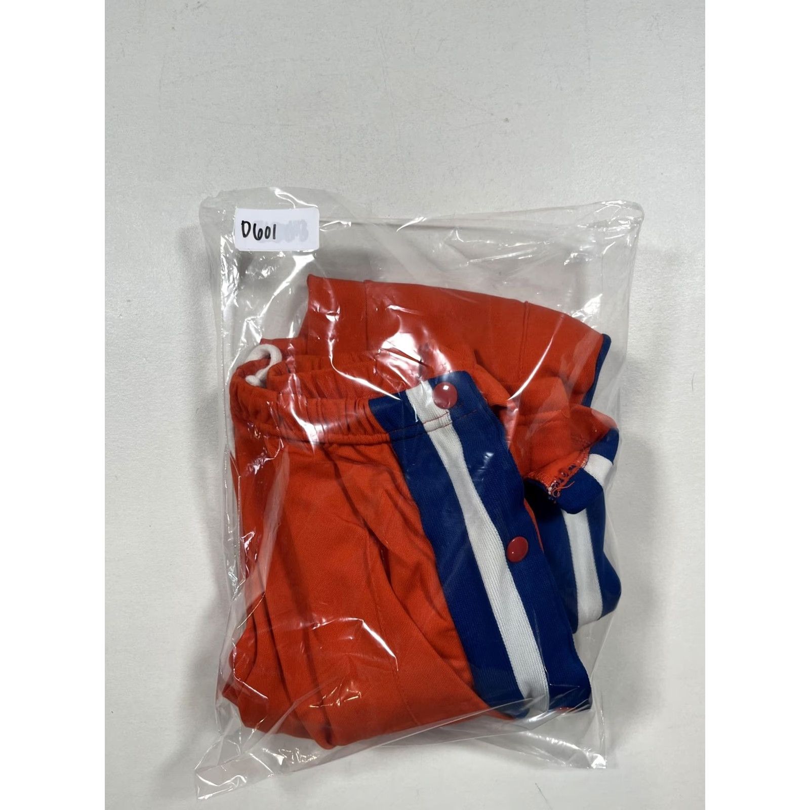Vintage Bristol College Line Track Pants Mens S Orange Nylon Tear Away Side Stripe Size US 29 - 7 Thumbnail