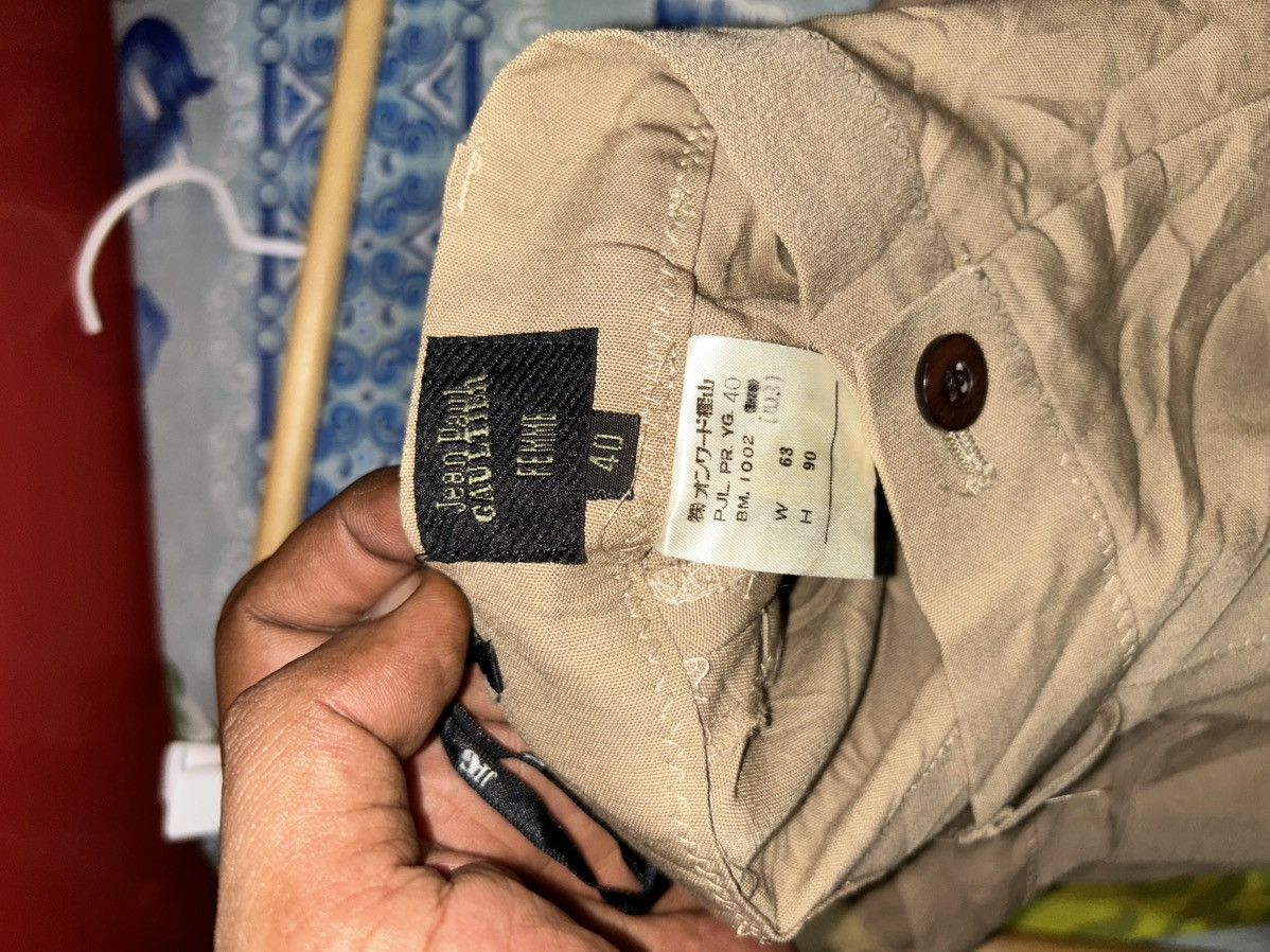 Jean Paul Gaultier Femme Monkey Bondage Multipocket Punk Wool Pants Size 26" / US 2 / IT 38 - 7 Thumbnail