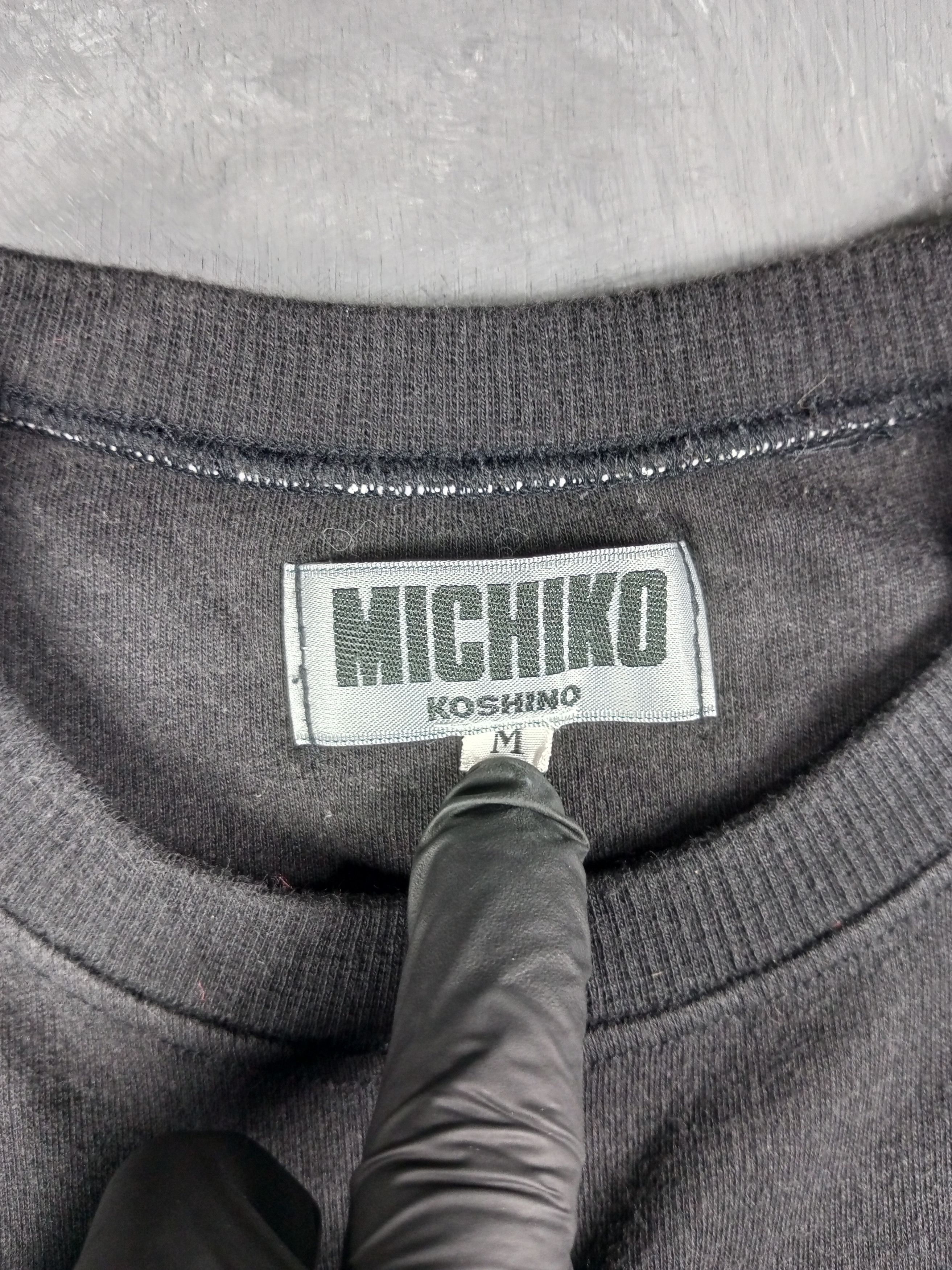 Michiko Koshino Faded Vintage 90’s Michiko Koshino Long Sleeve T-shirt Size US M / EU 48-50 / 2 - 10 Thumbnail