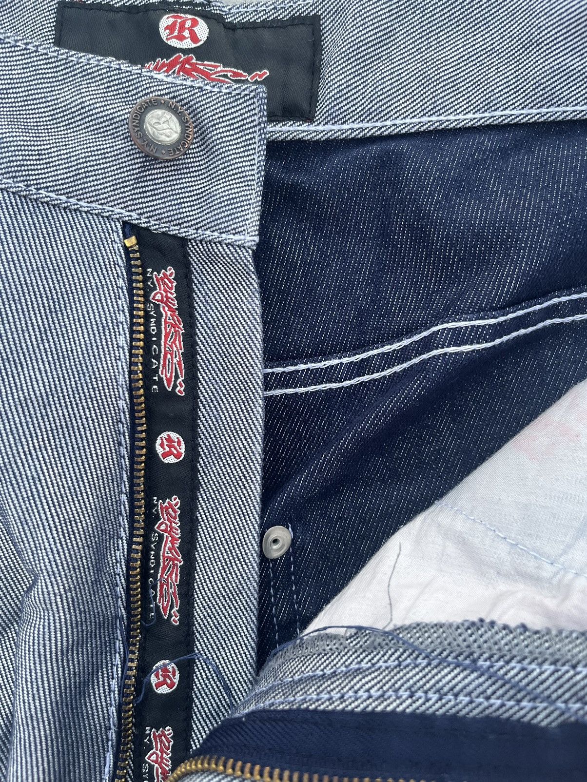 JNCO Y2K Rhymes NY Syndicate hip hope records pant Size US 32 / EU 48 - 4 Thumbnail