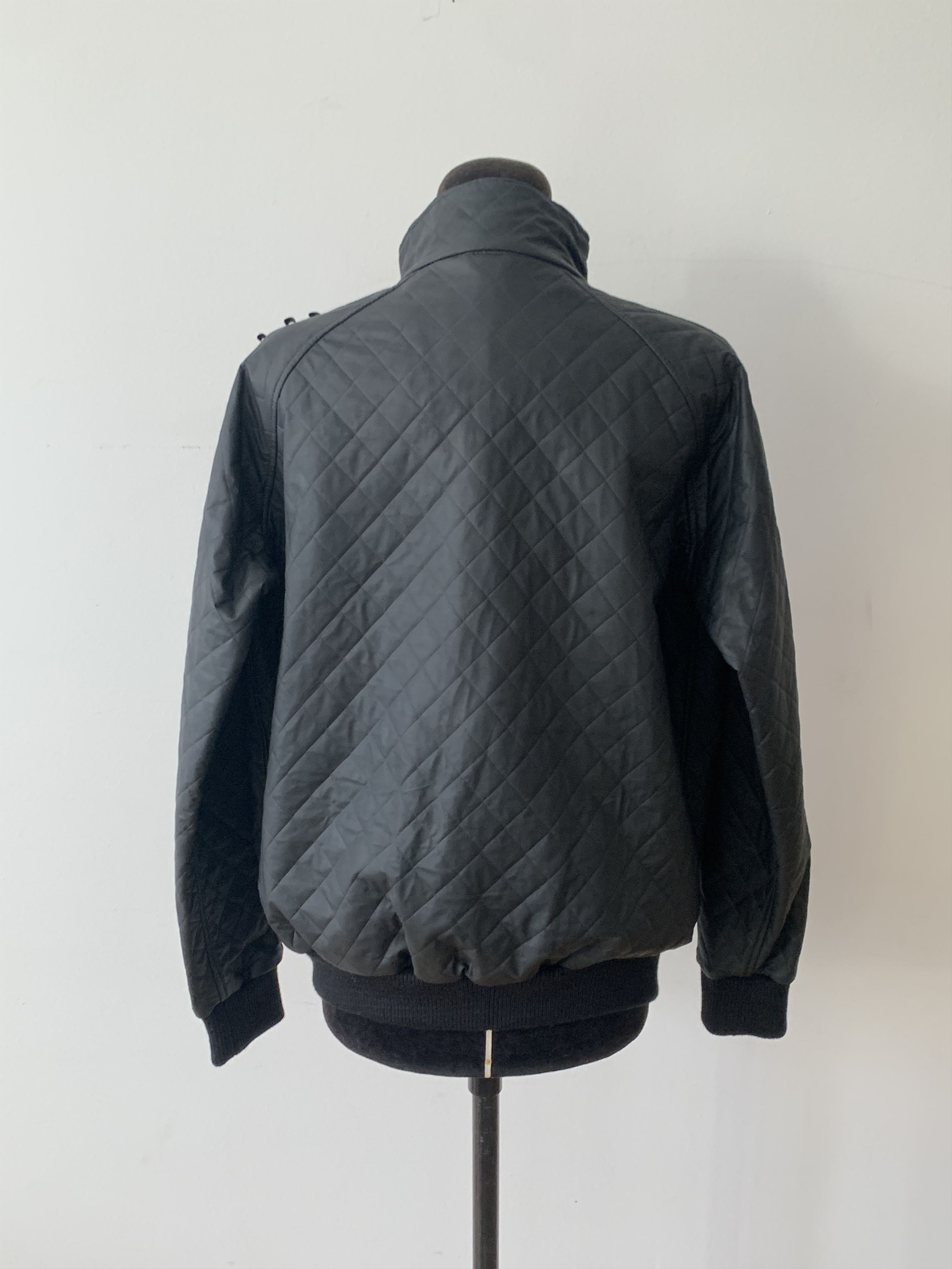 Adidas × Barbour Barbour x adidas Quilted Leather Bomber Jacket Size US L / EU 52-54 / 3 - 3 Thumbnail