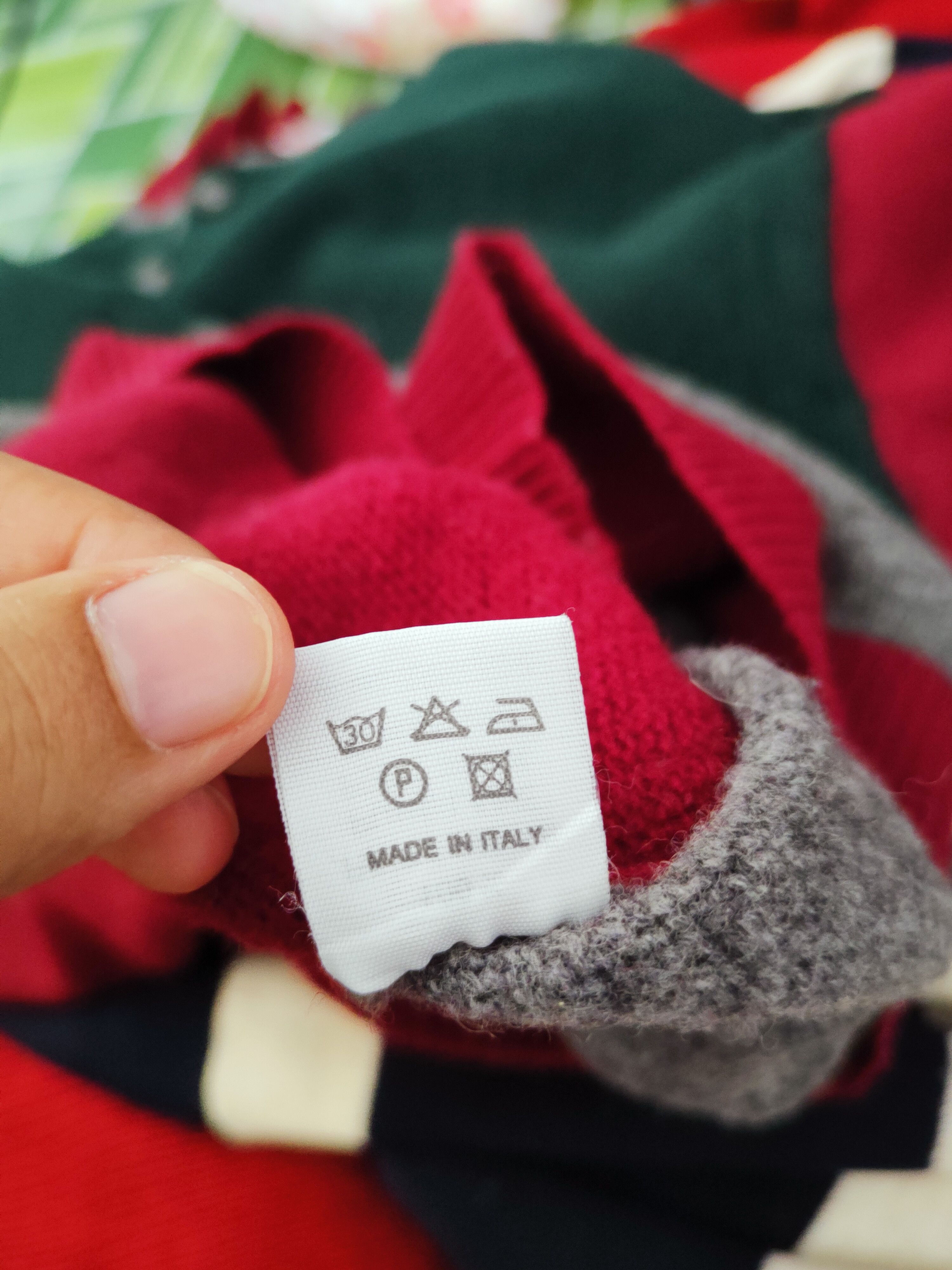 Homespun Knitwear × Vintage Brunella Gori Red Knitwear vintage Sweatshirts #W348 Size US M / EU 48-50 / 2 - 11 Thumbnail