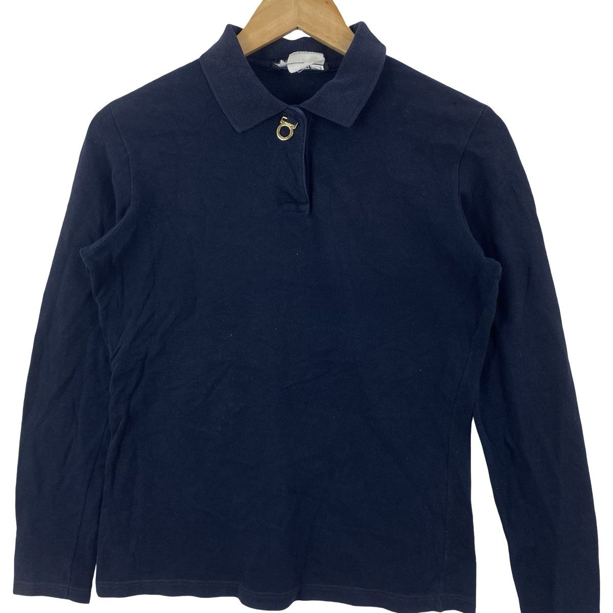 Salvatore Ferragamo SALVATORE FERRAGAMO Made in Italy Polo Shirt With Gancini Size US S / EU 44-46 / 1 - 6 Thumbnail