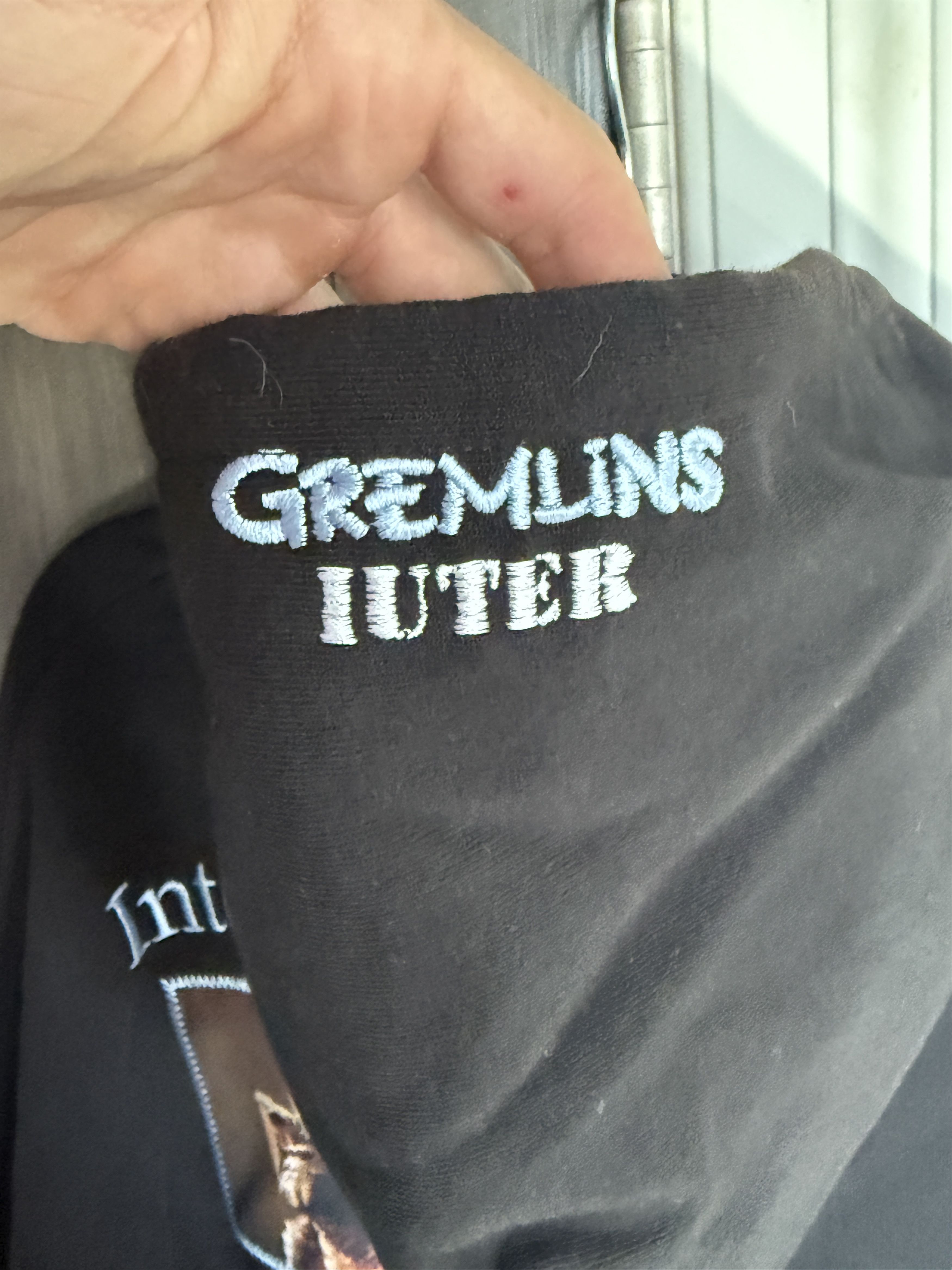 Iuter Iuter x Gremlins black hoodie with patches Size US XL / EU 56 / 4 - 6 Thumbnail