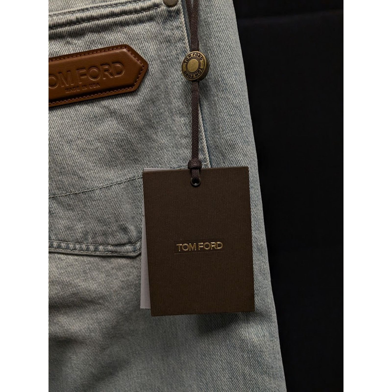 Tom Ford o1rshd1 Tapered Jeans in Blue Size US 38 / EU 54 - 14 Thumbnail