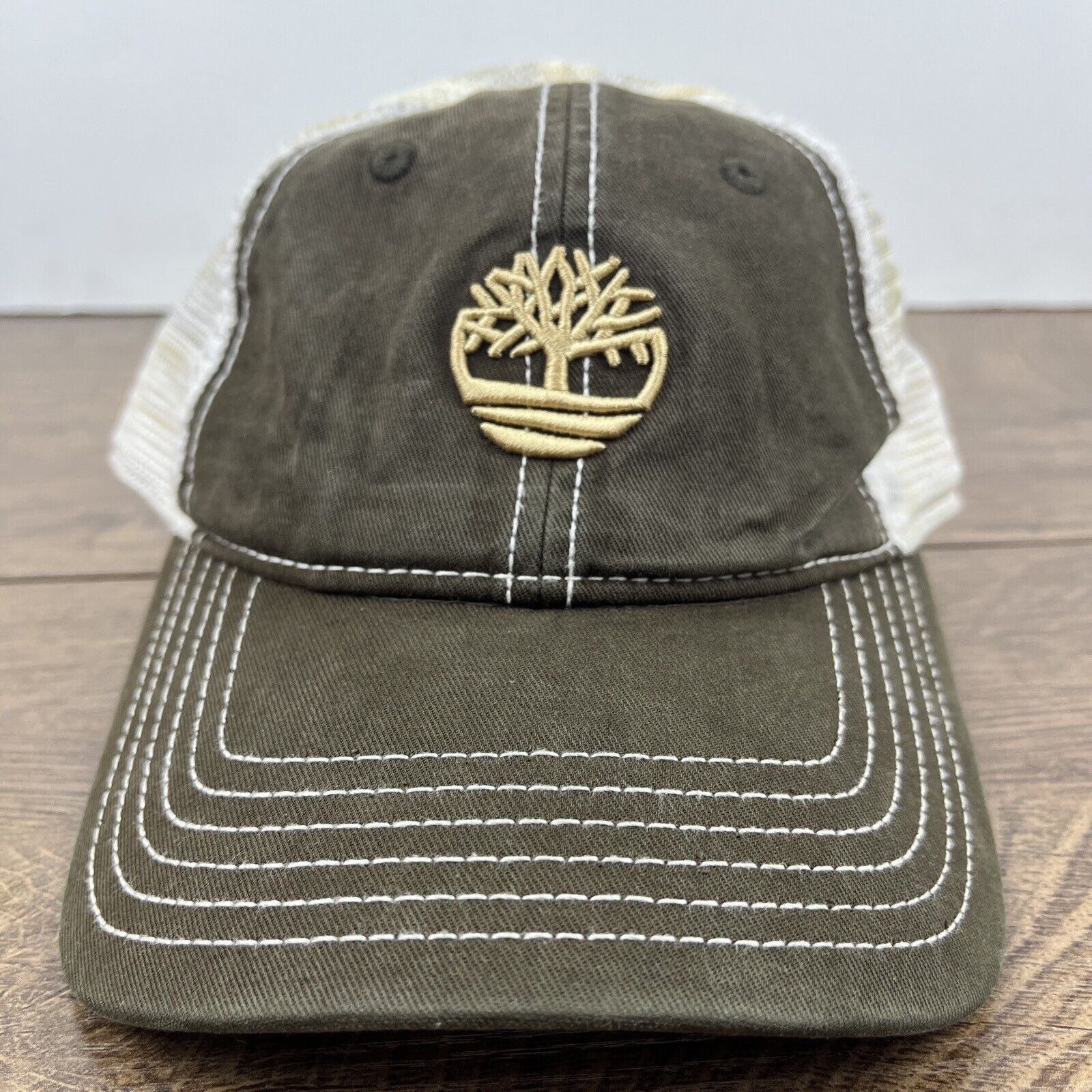 Timberland Timberland Tan Brown Hat Adjustable Adult Size Hat Brown Cap Size ONE SIZE - 5 Thumbnail