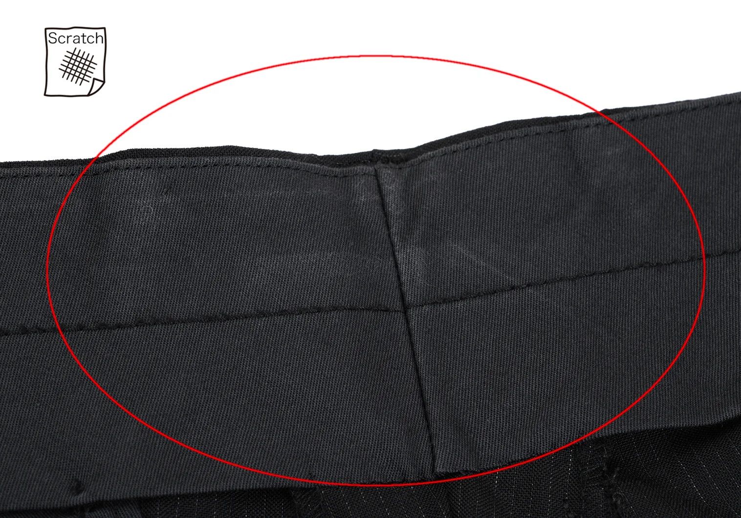 Jean Paul Gaultier Wool Blend Striped Pants in Black, Size 50 Size US 34 / EU 50 - 6 Thumbnail