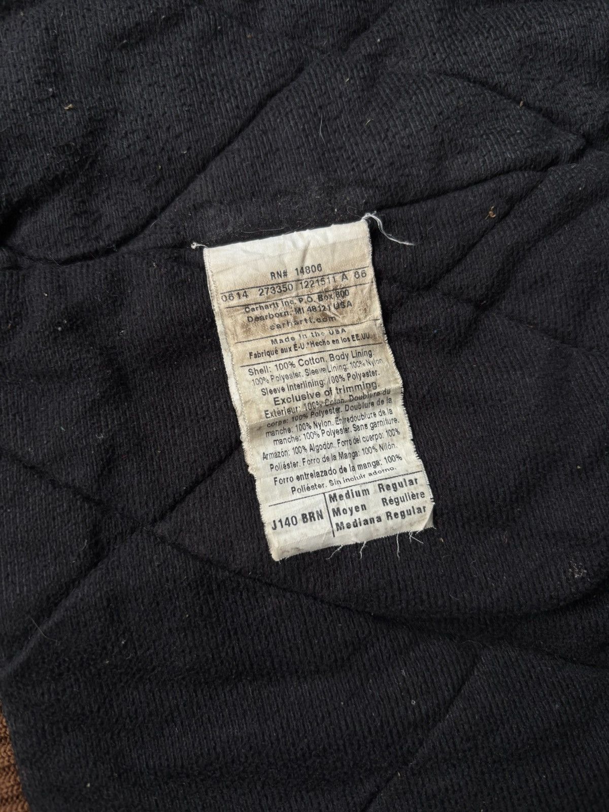 Carhartt carhartt active jacket J140 size M 125th annyversary Size US M / EU 48-50 / 2 - 9 Thumbnail