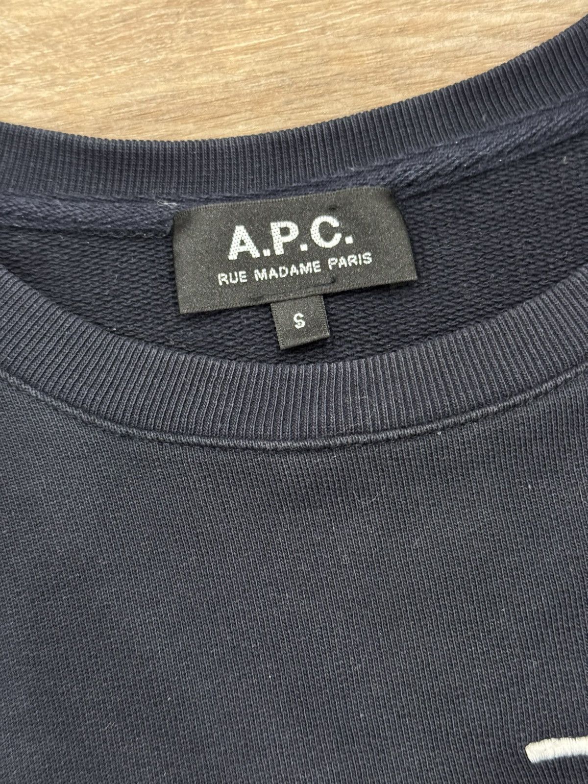 A.P.C. A.P.C. embroidered-logo sweatshirt Size US S / EU 44-46 / 1 - 6 Thumbnail