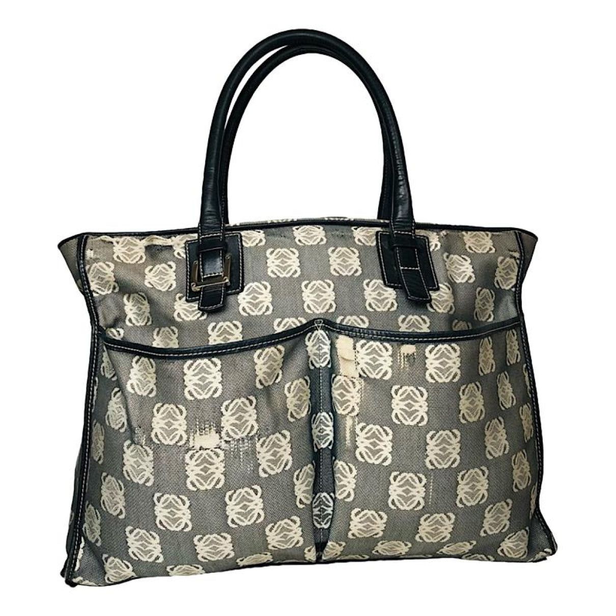 Loewe Gate Black Cotton Handbag Size ONE SIZE - 1 Thumbnail