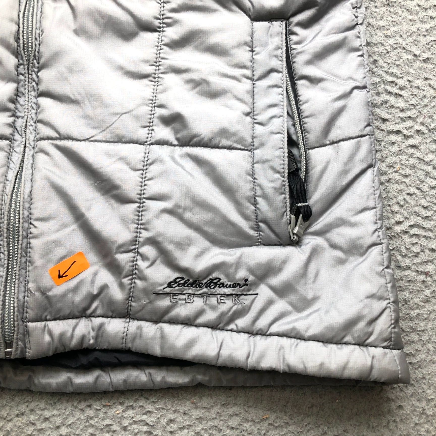 Eddie Bauer Eddie Bauer EBTEK Primaloft Quilted Puffer Vest Jacket Women's XS Nylon Gray Vest Size XS / US 0-2 / IT 36-38 - 4 Thumbnail
