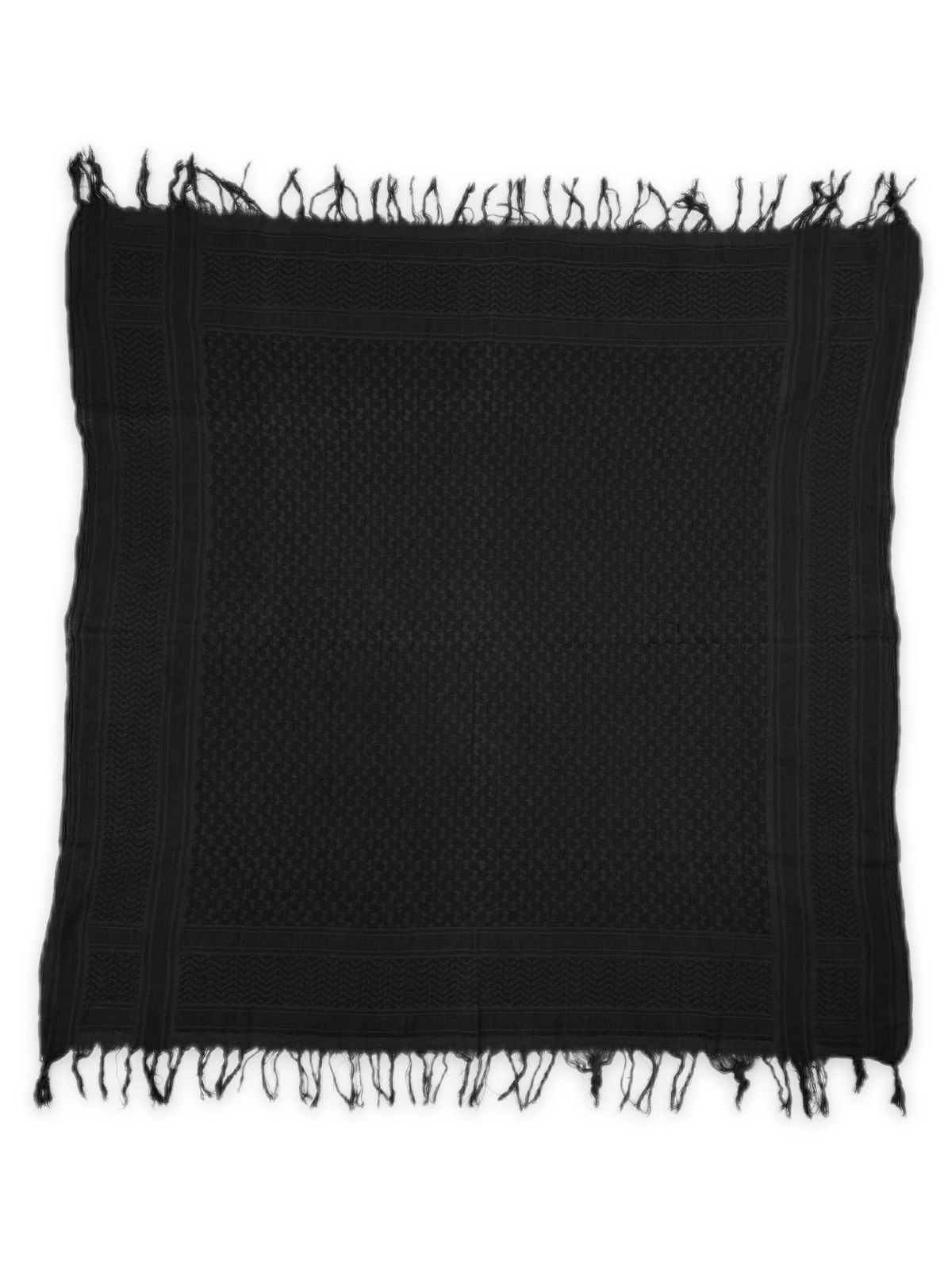 Raf Simons AW01 Raf Simons ‘Riot! Riot! Riot!’ Keffiyeh Square Tassel Scarf Size ONE SIZE - 2 Thumbnail
