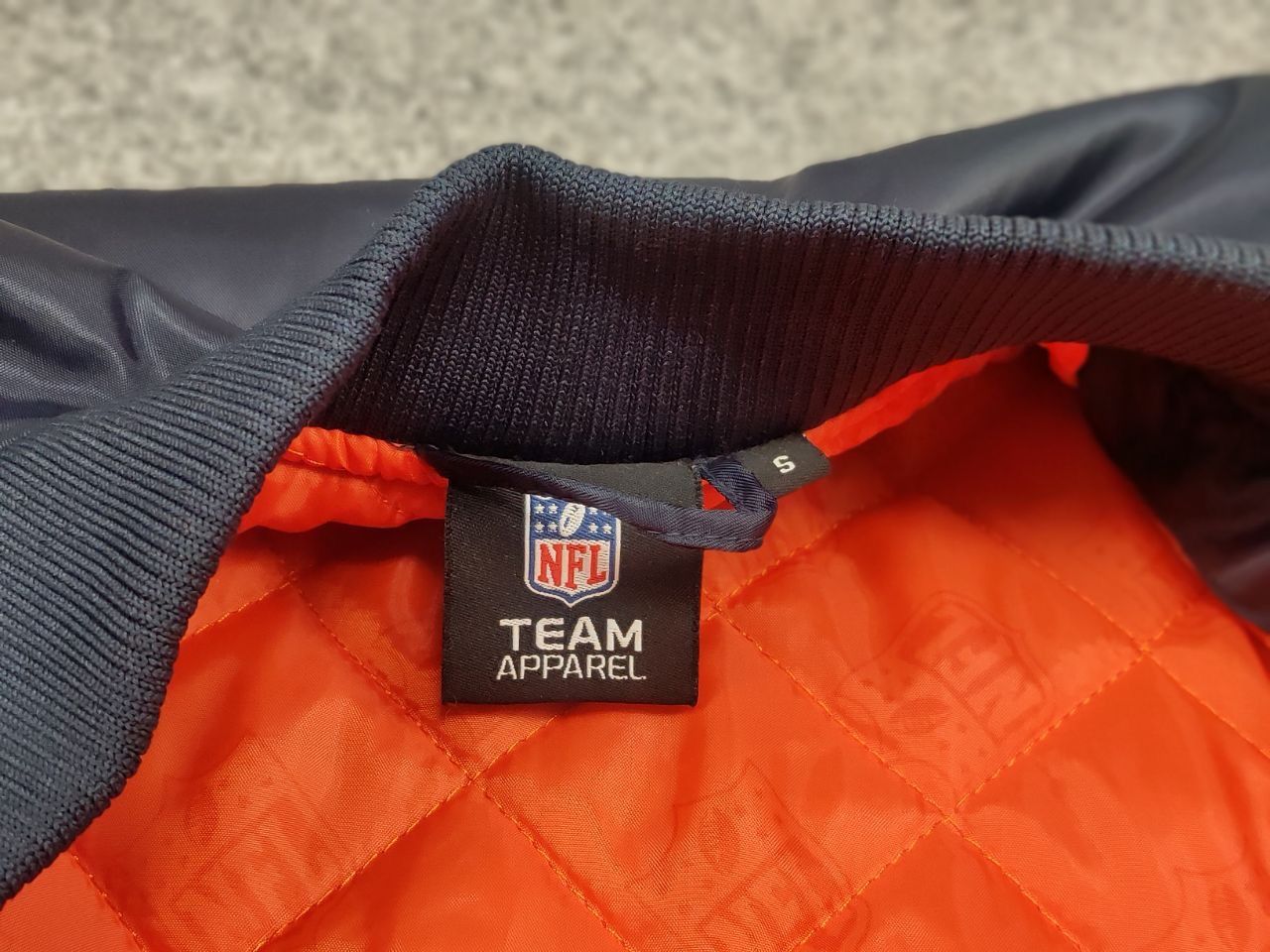 Vintage nfl team apparel costco Light Varsity Bomber Jacket