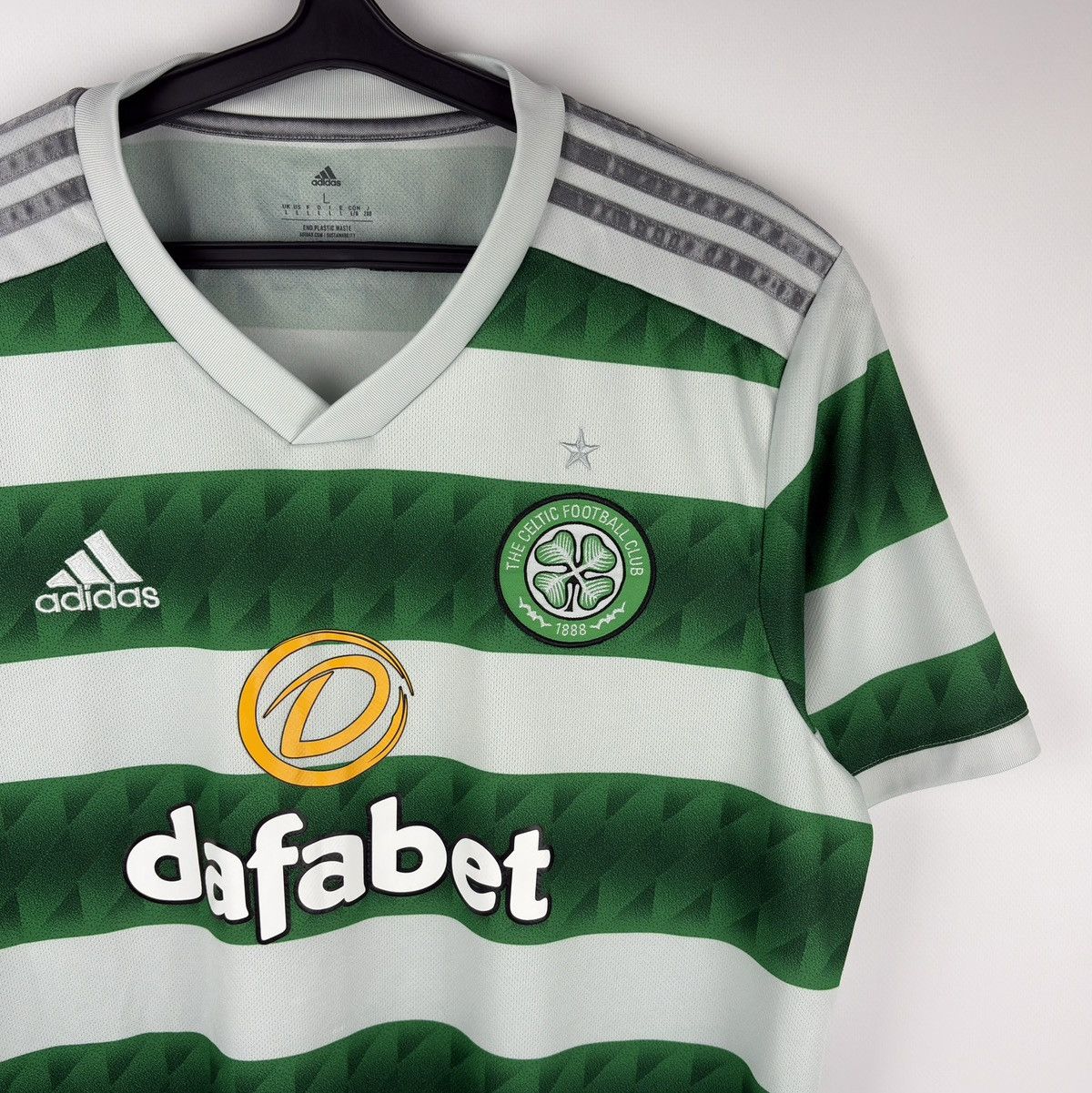 Adidas Adidas Celtic FC 2022/23 Away Soccer Jersey Football Shirt Size US L / EU 52-54 / 3 - 4 Thumbnail
