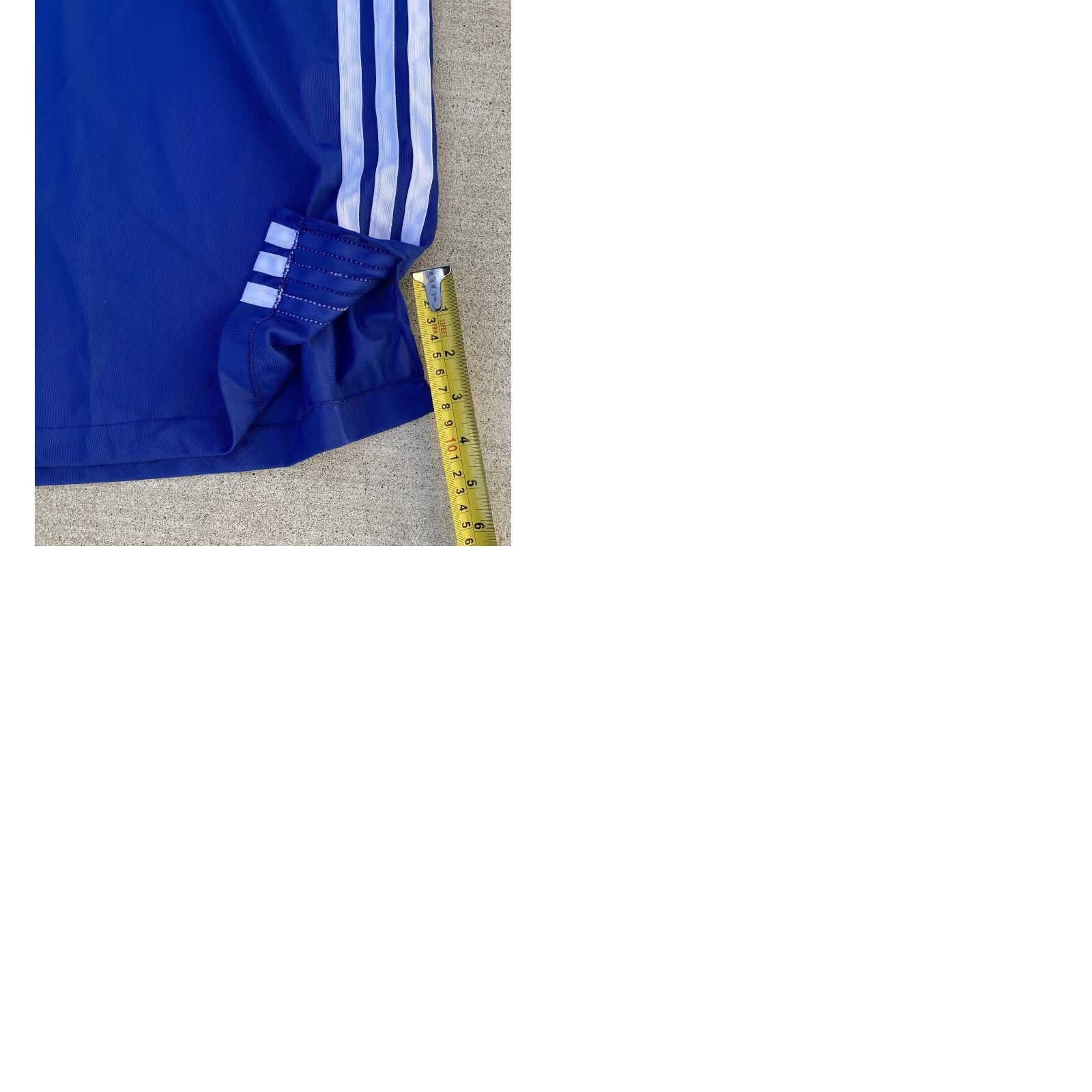 Adidas VINTAGE Adidas Tank Top Polyester Thin Sheer Trefoil Logo Blue White Stripes L Size US L / EU 52-54 / 3 - 12 Thumbnail