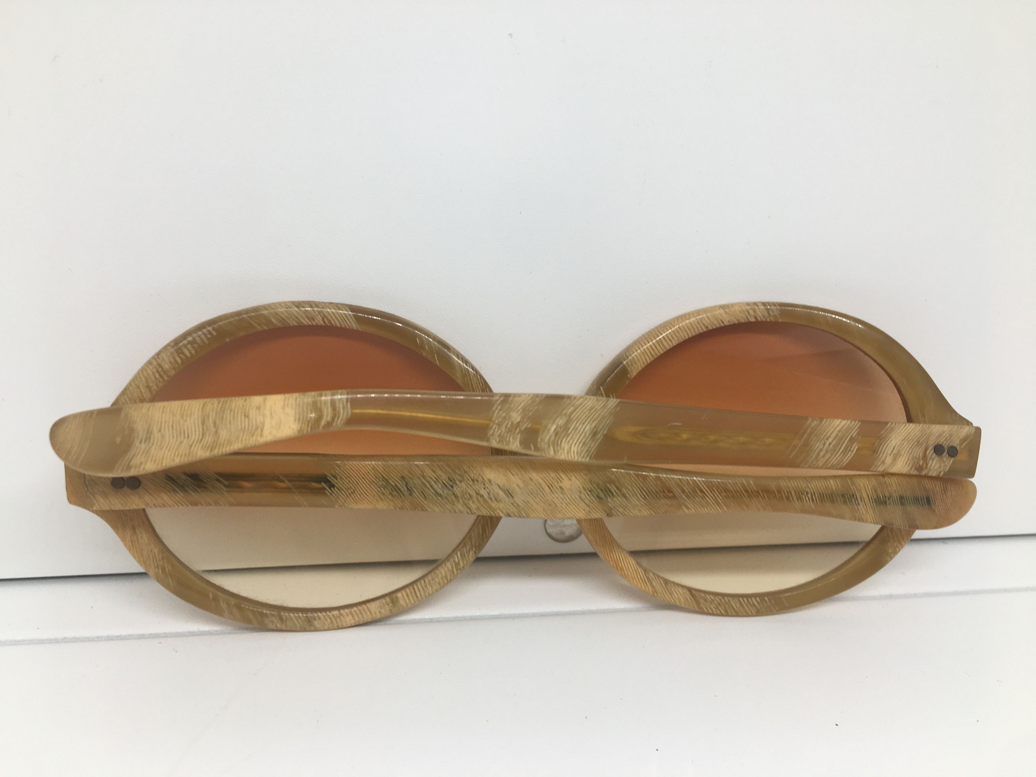 Vintage Vintage ASUTAN NO15 Oversize Sunglasses Frame Size ONE SIZE - 8 Thumbnail