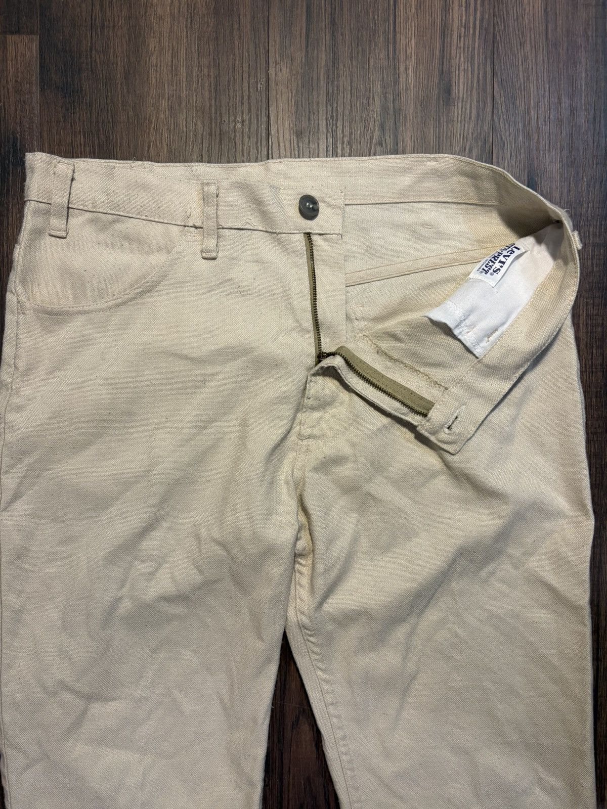 Levi's 🔥Vintage 70s Levis STA-PREST Flare Bell Bottom pants🔥 Size US 36 / EU 52 - 2 Thumbnail