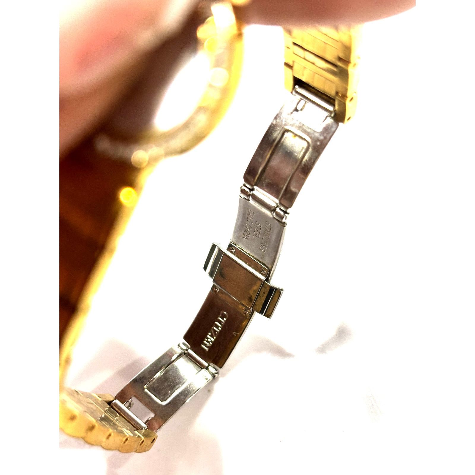 Citizen CITIZEN Women's Eco-Drive Gold-Plated Mother of Pearl Watch Size ONE SIZE - 8 Thumbnail