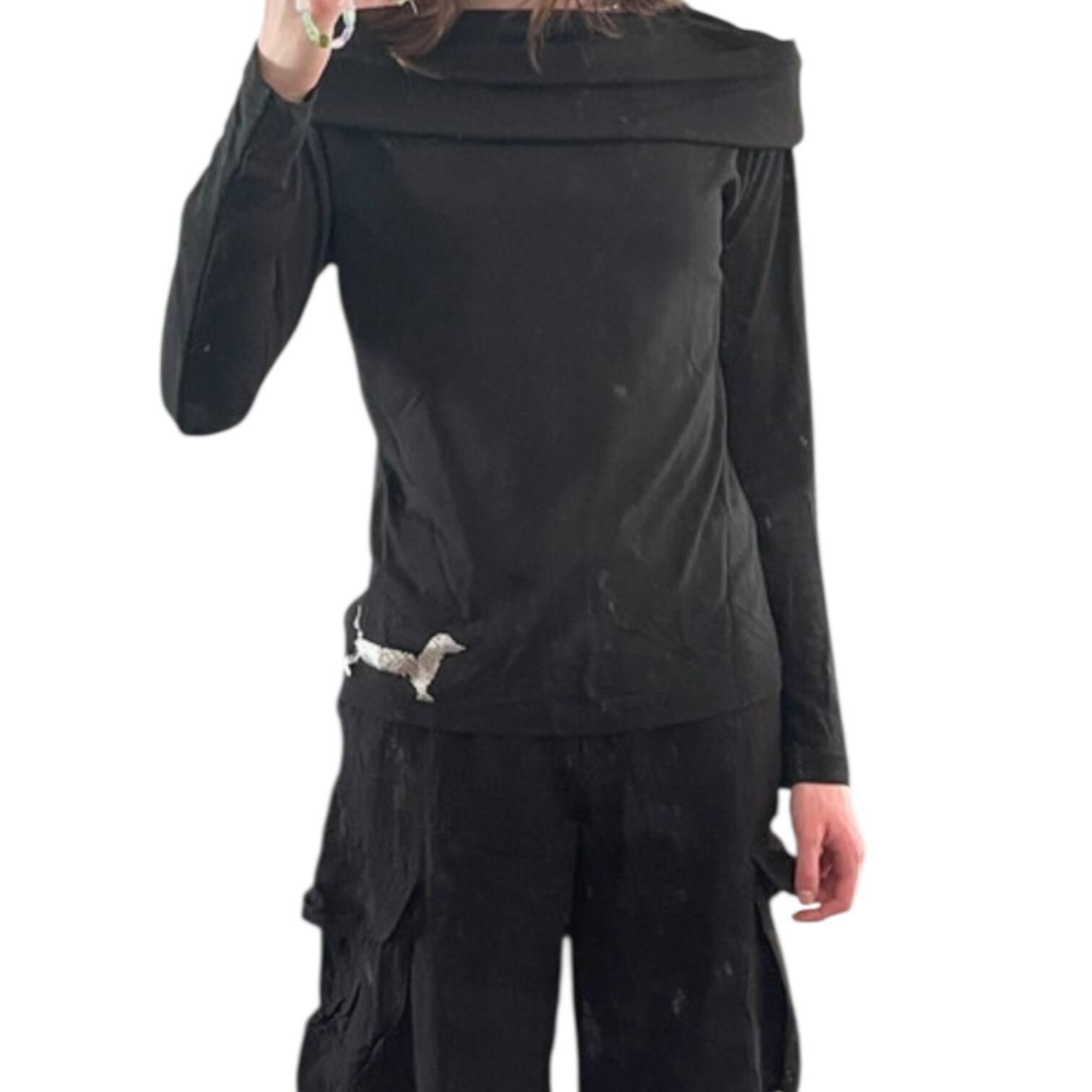 Cop Copine The Cop Copine Off Shoulder Dog Top Size ONE SIZE - 1 Thumbnail