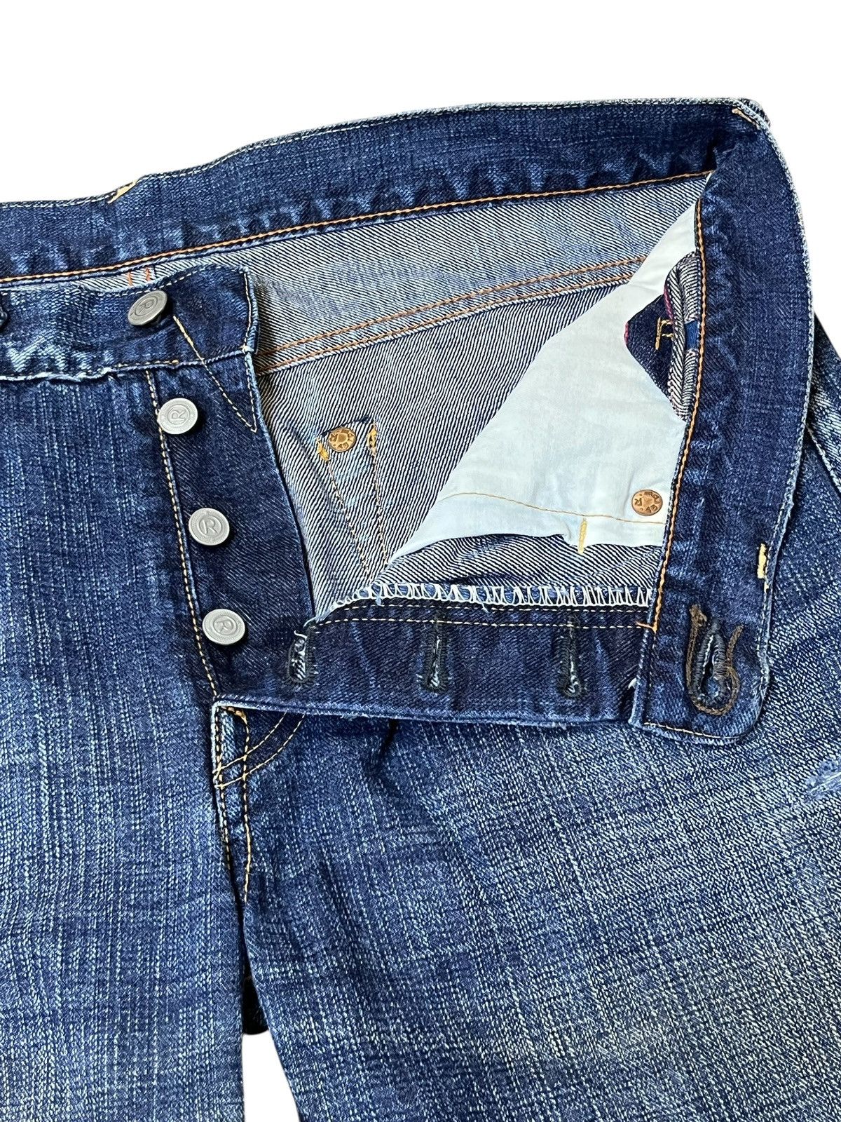 45rpm r.i.p🔥Vintage 45RPM STUDIO ripped made in japan jeans Size US 34 / EU 50 - 13 Thumbnail