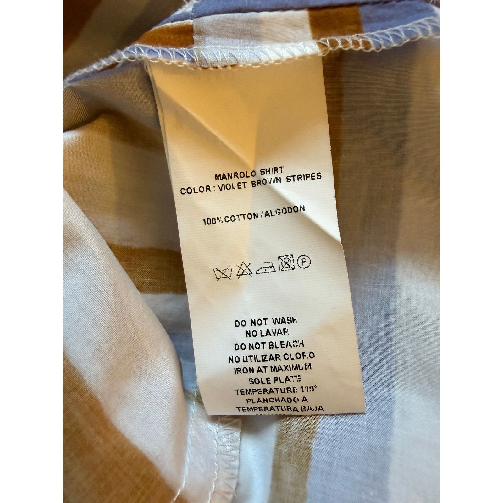 Other Silvia Tcherassi Manrola Striped 3/4-Sleeve Shirt Size XS / US 0-2 / IT 36-38 - 5 Thumbnail