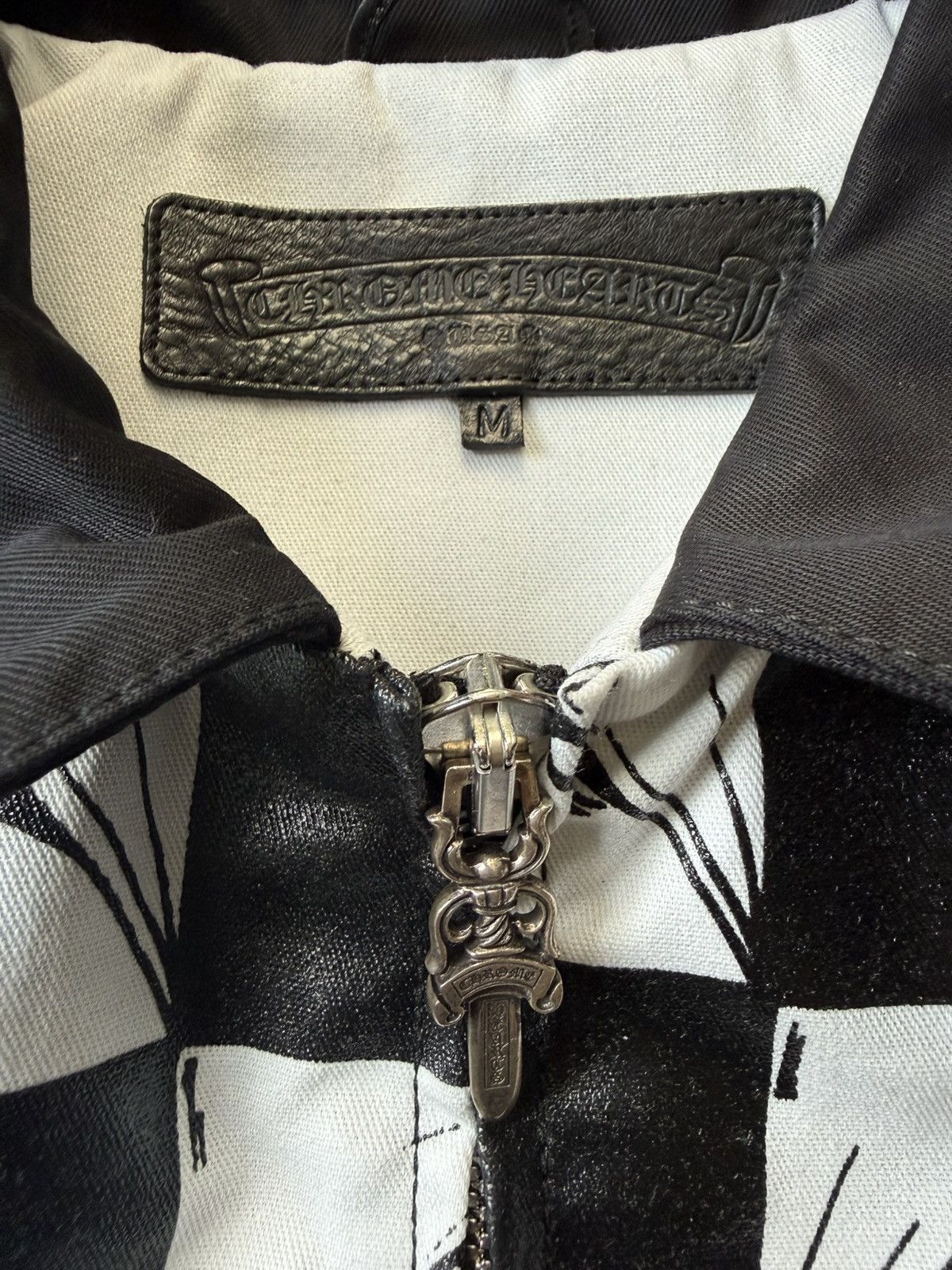 Chrome Hearts CHROME HEARTS MATTY BOY CHECKERED 99 EYES SEX RECORDS JACKET Size US M / EU 48-50 / 2 - 5 Thumbnail