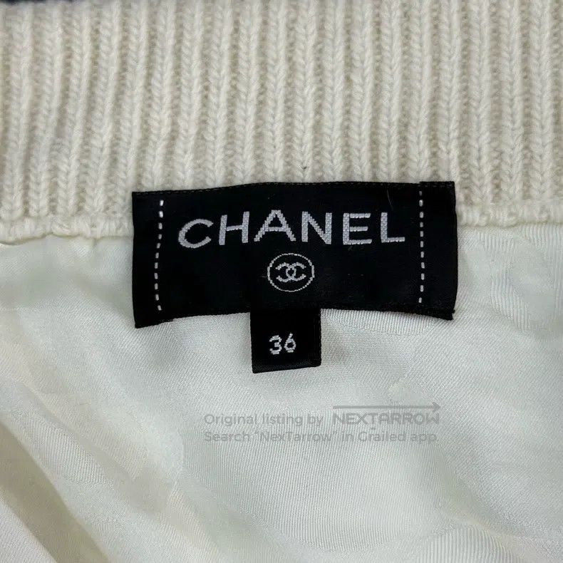 Chanel Chanel Milky white wavy teddy wool zipper jacket Size XS / US 0-2 / IT 36-38 - 5 Thumbnail
