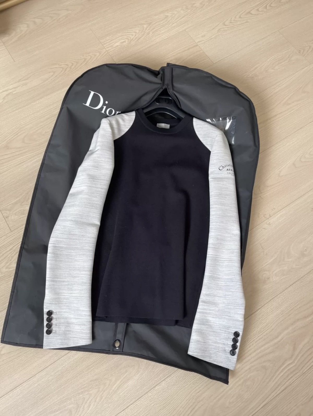Dior Dior Homme by KVA 18fw tailored sweatshirt Size 46R - 1 Thumbnail