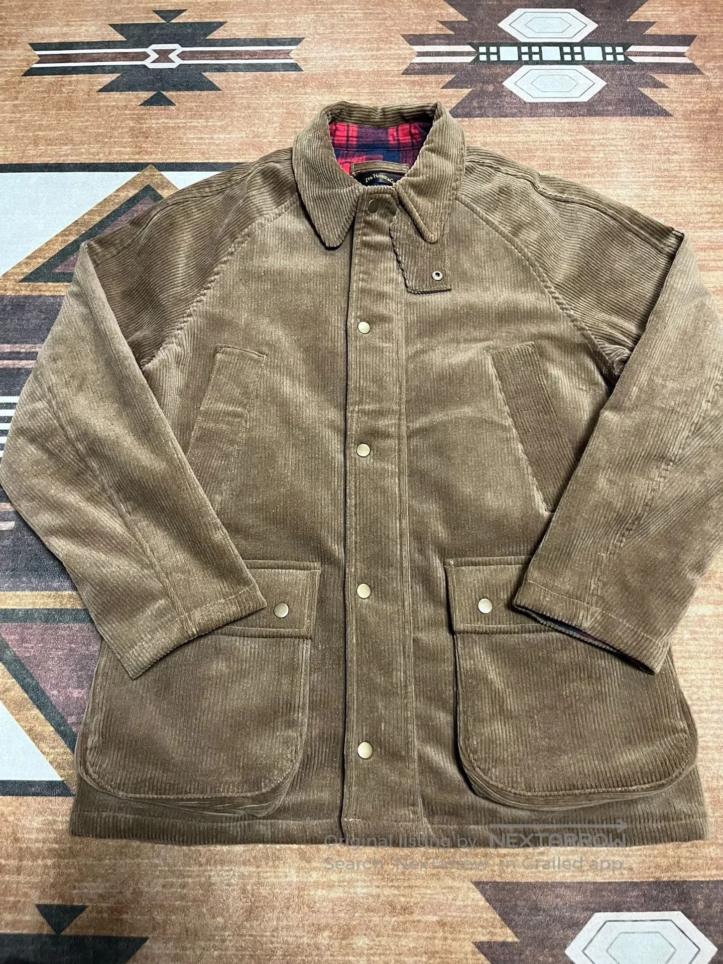 Other ITOHOUSE Khaki Heavyweight Corduroy Trench Coat. Size US XS / EU 42 / 0 - 2 Thumbnail
