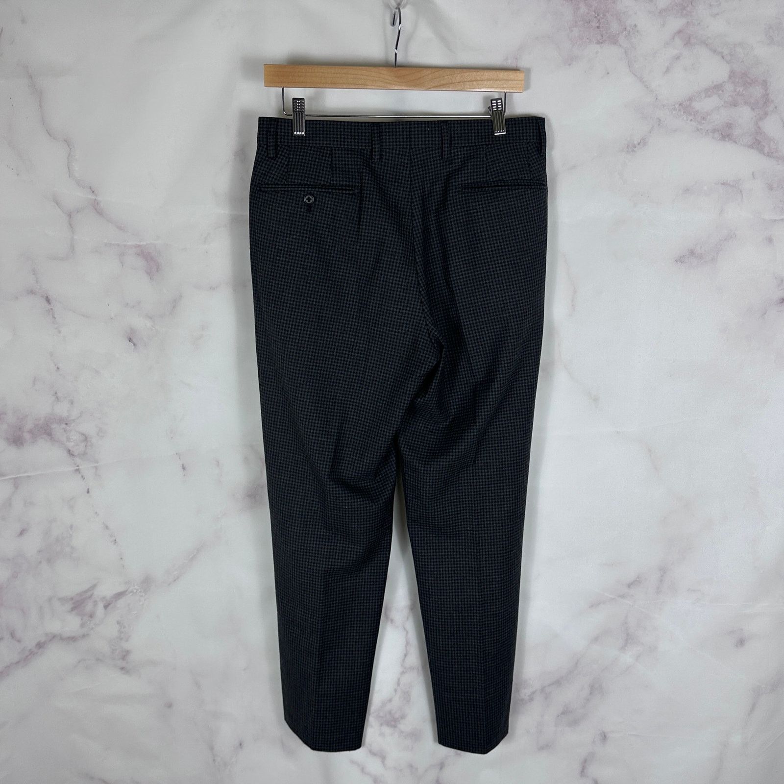 URBAN RESEARCH DOORS Tailor Combatwool Black Pants Size US 30 / EU 46 - 5 Thumbnail