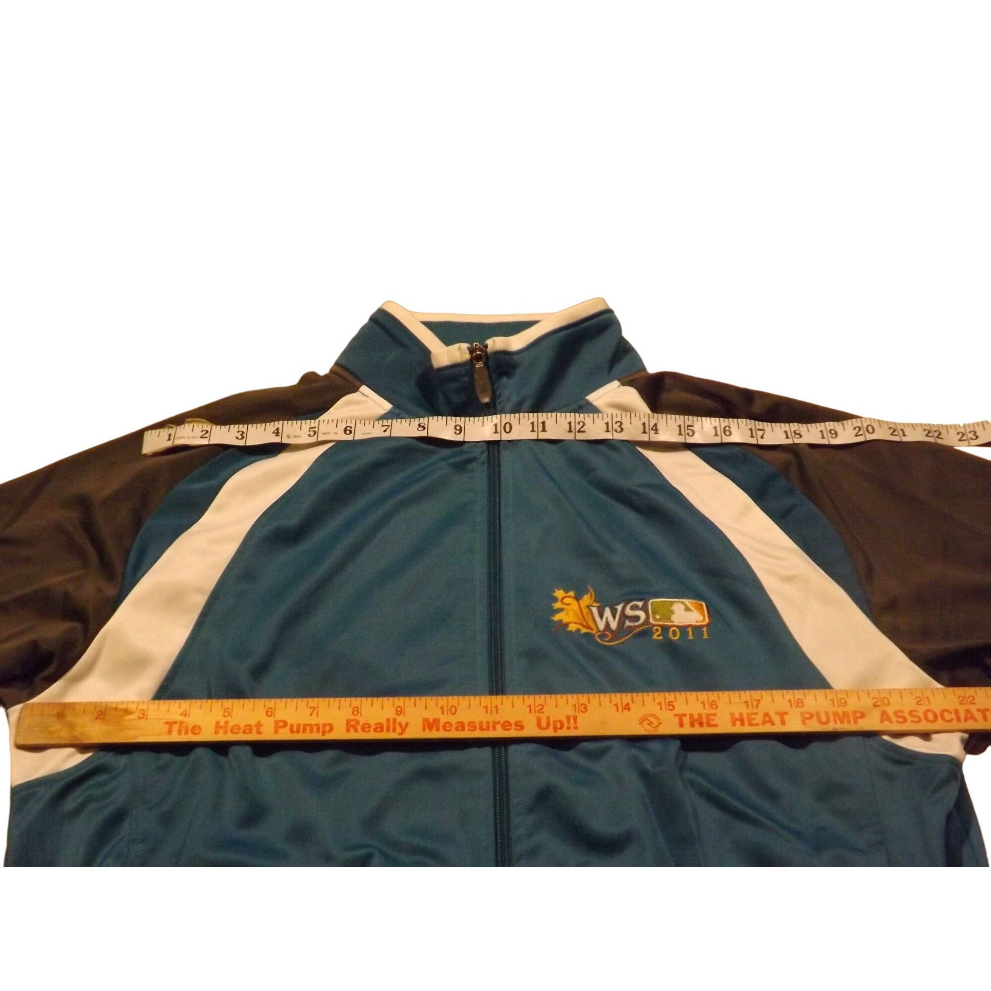 Majestic World Series 2011 MLB Majestic Jacket Men Sz L Authentic Ful Size US L / EU 52-54 / 3 - 5 Thumbnail