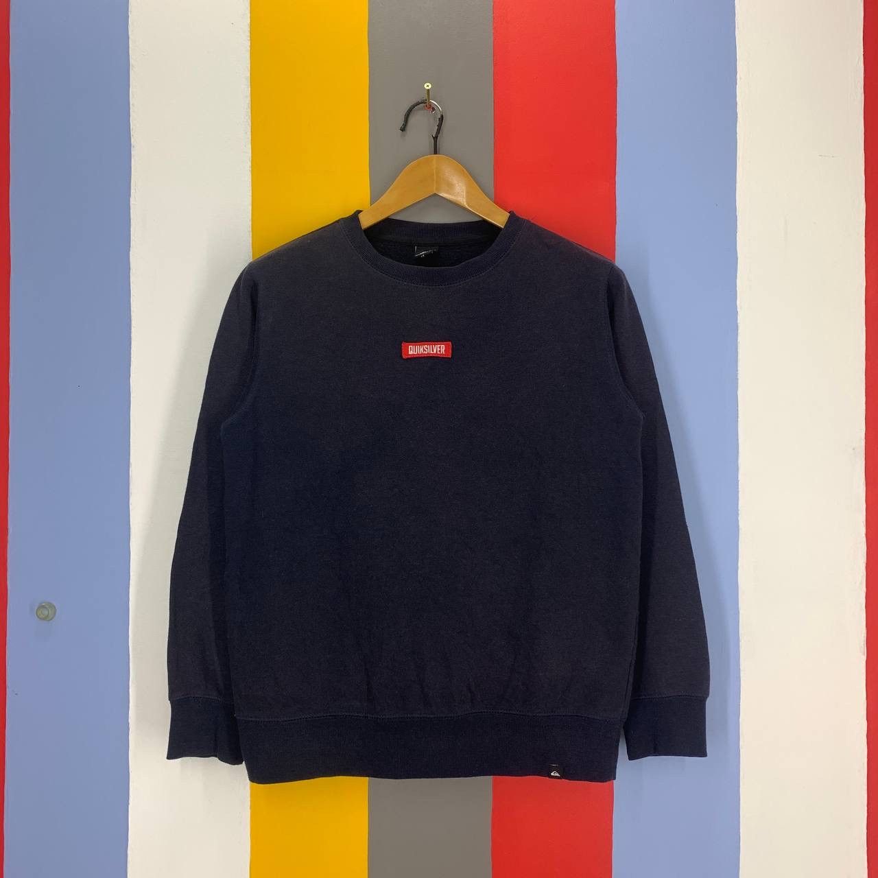 Quiksilver QUIKSILVER Small Logo Sweatshirt #2470/AM Size US S / EU 44-46 / 1 - 1 Thumbnail