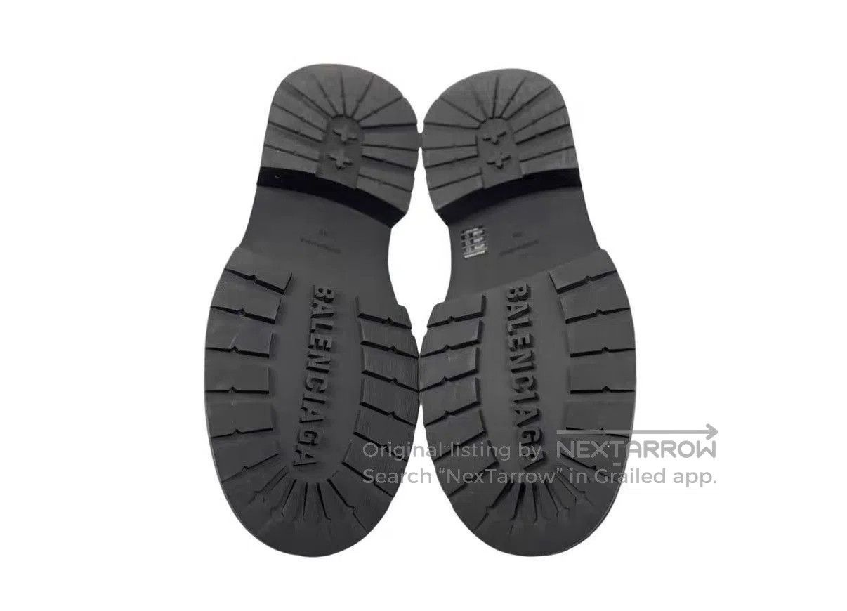 Balenciaga Black Leather Formal Lace-Up Shoes Size 9.5. Size US 9.5 / EU 42-43 - 5 Thumbnail