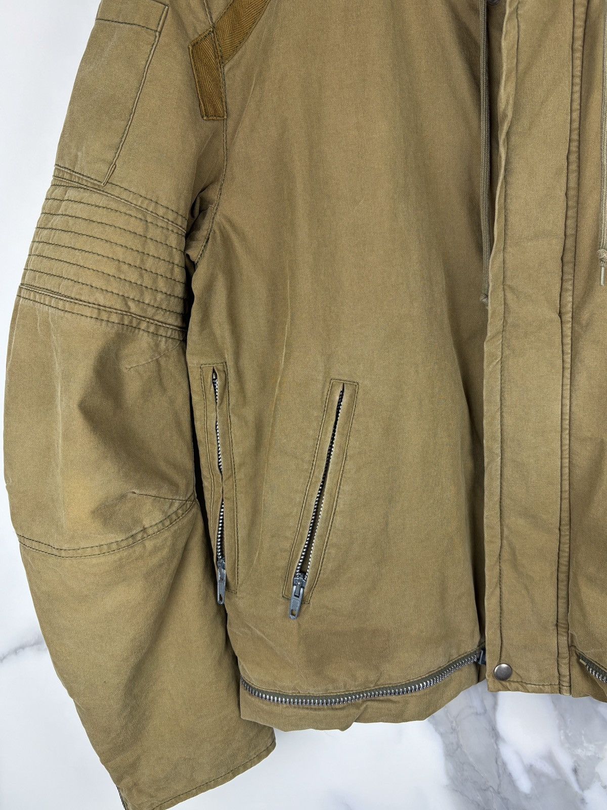 Helmut Lang AW99 Helmut Lang Astro Biker Bomber Jacket High Neck Size US S / EU 44-46 / 1 - 6 Thumbnail