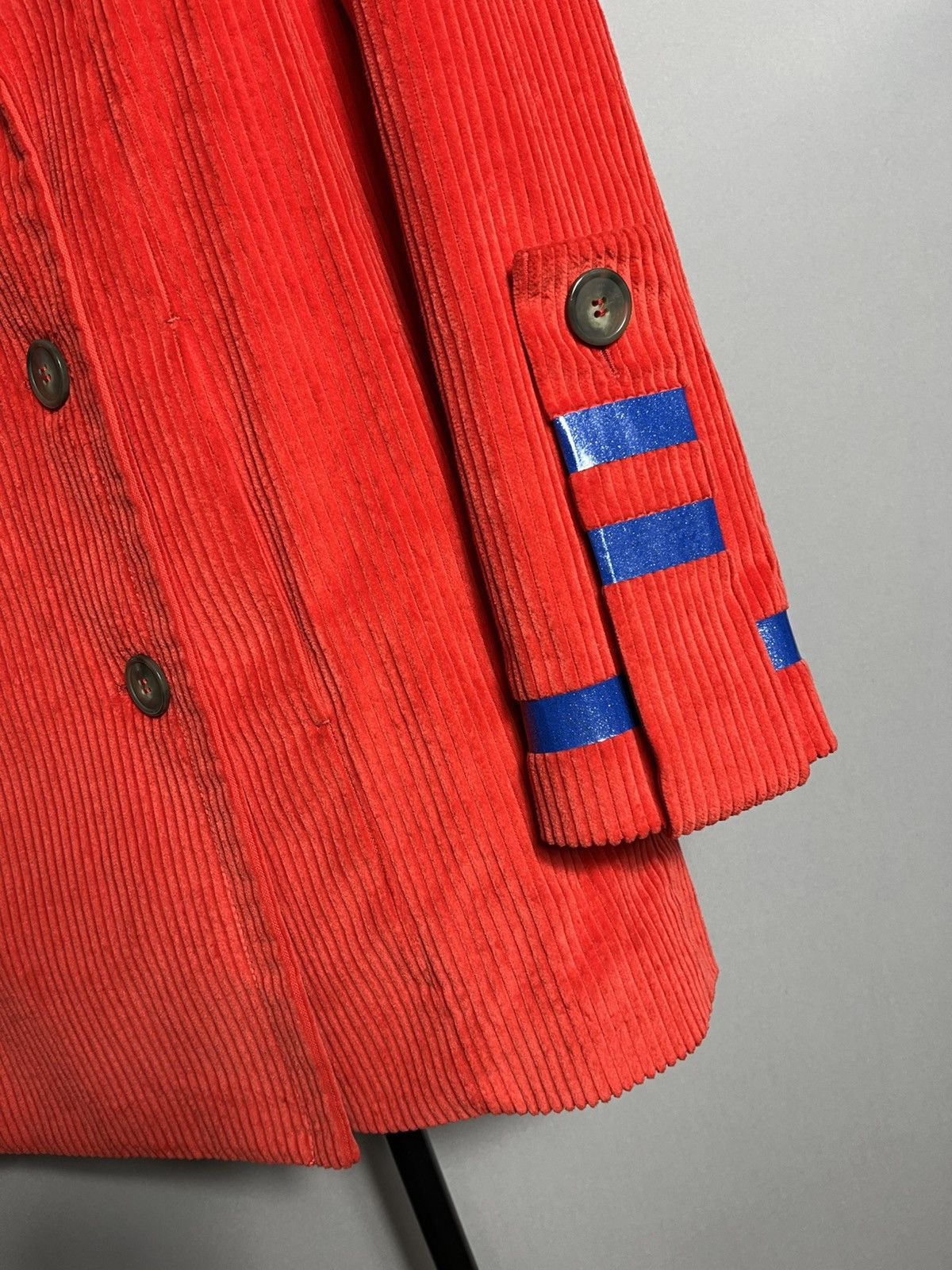 Mira Mikati Mira Mikati cotton coat velvet jacket red burn fat not fuel Size XS / US 0-2 / IT 36-38 - 6 Thumbnail