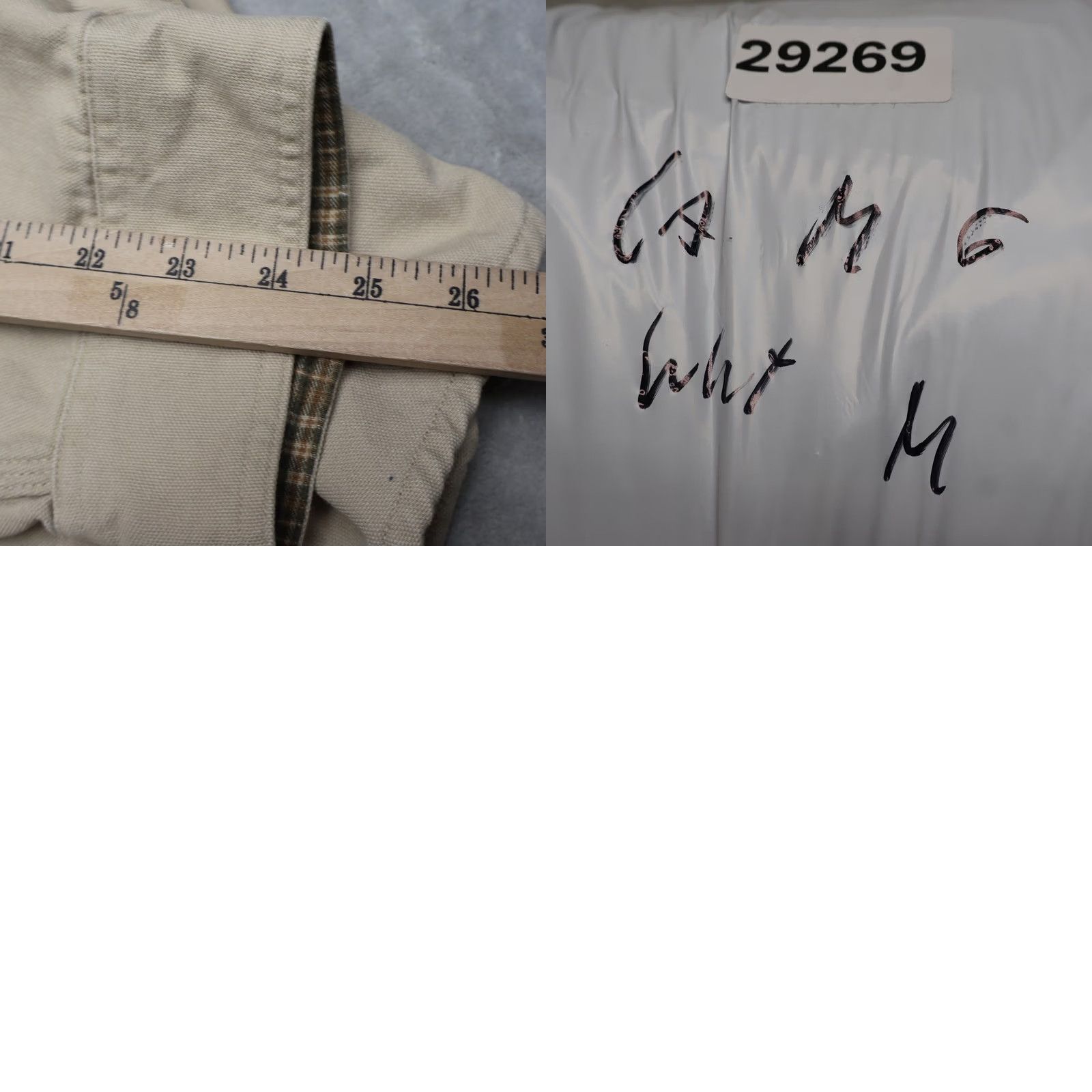 Carhartt Carhartt Shirt Jacket Mens 3XL Tall White Canvas Flannel Lined Rugged Workwear Size US XXL / EU 58 / 5 - 9 Thumbnail