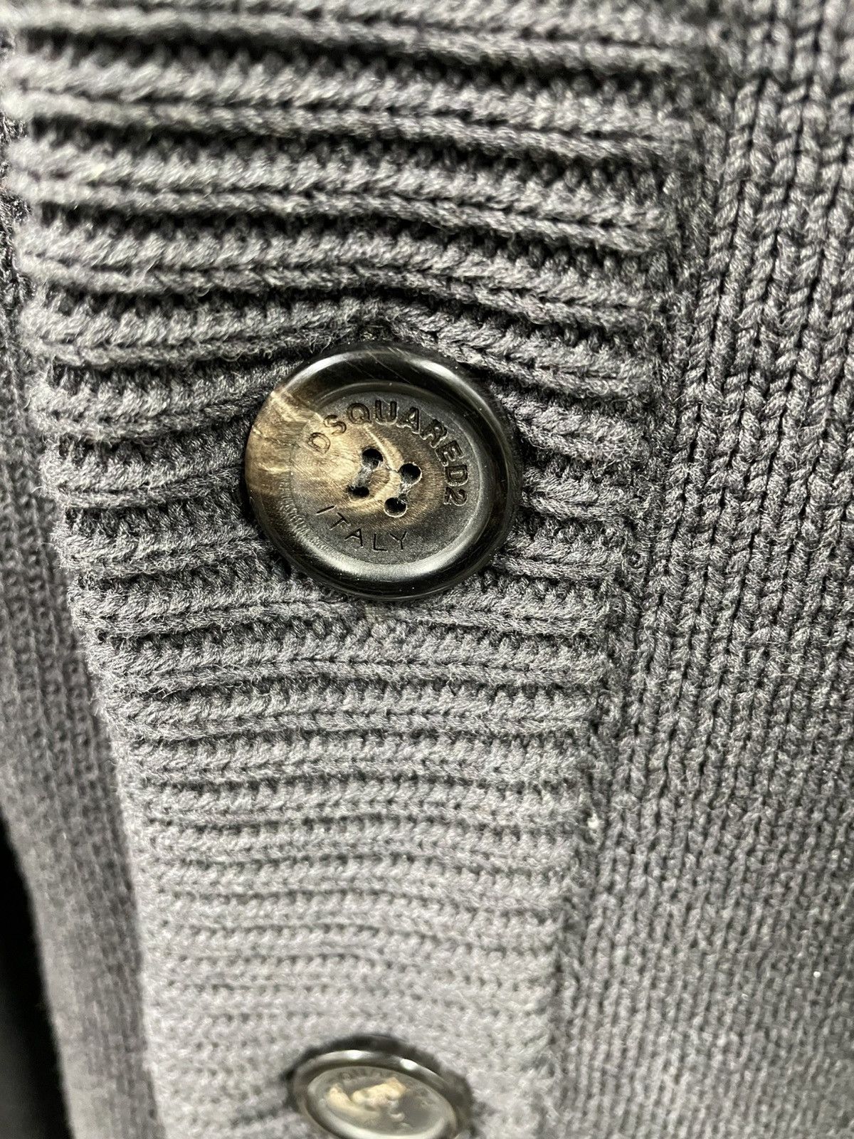 Dsquared2 DSQUARED2 SS18 Buckle Knitted Grey Oversized Cardigan M Size US M / EU 48-50 / 2 - 11 Thumbnail