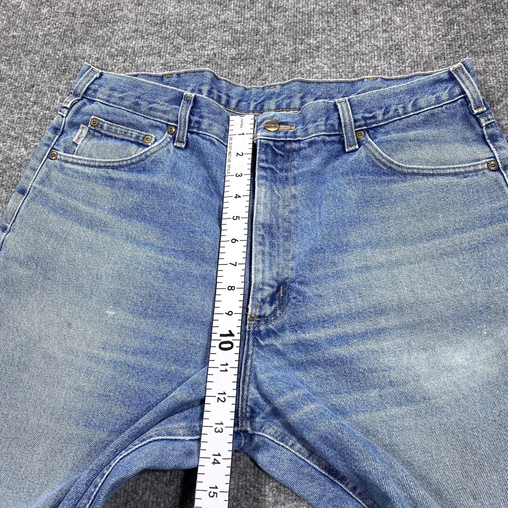Carhartt Carhartt Jeans Mens 38x34 Light Blue Straight Leg Denim Workwear Classic Mens Size US 38 / EU 54 - 5 Thumbnail